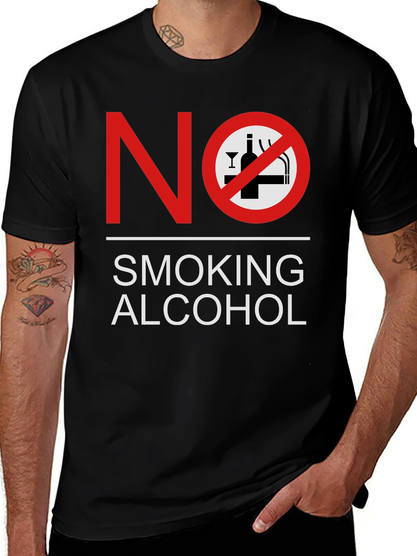 No Smoking & Alcohol T-Shirt