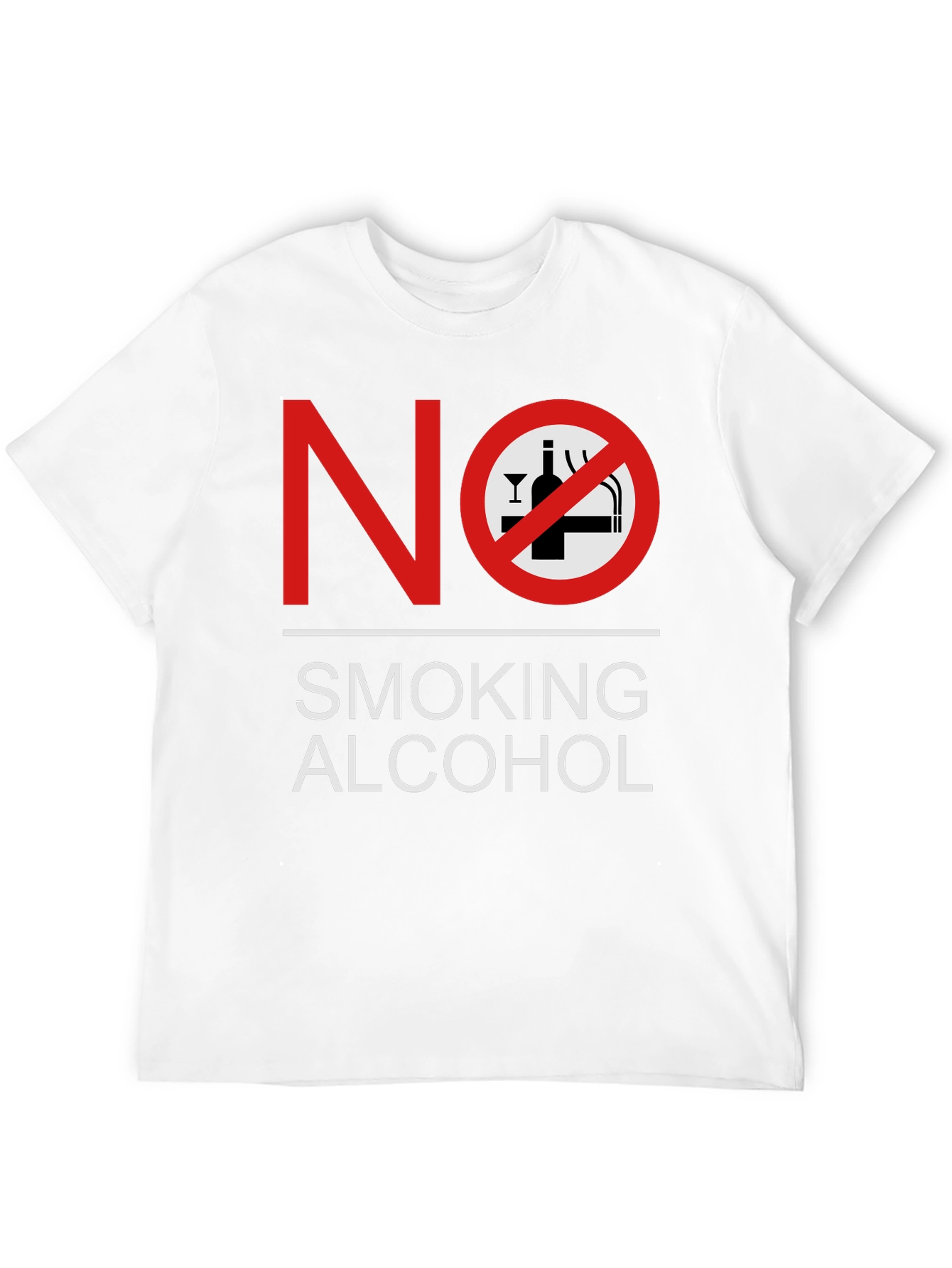 No Smoking & Alcohol T-Shirt