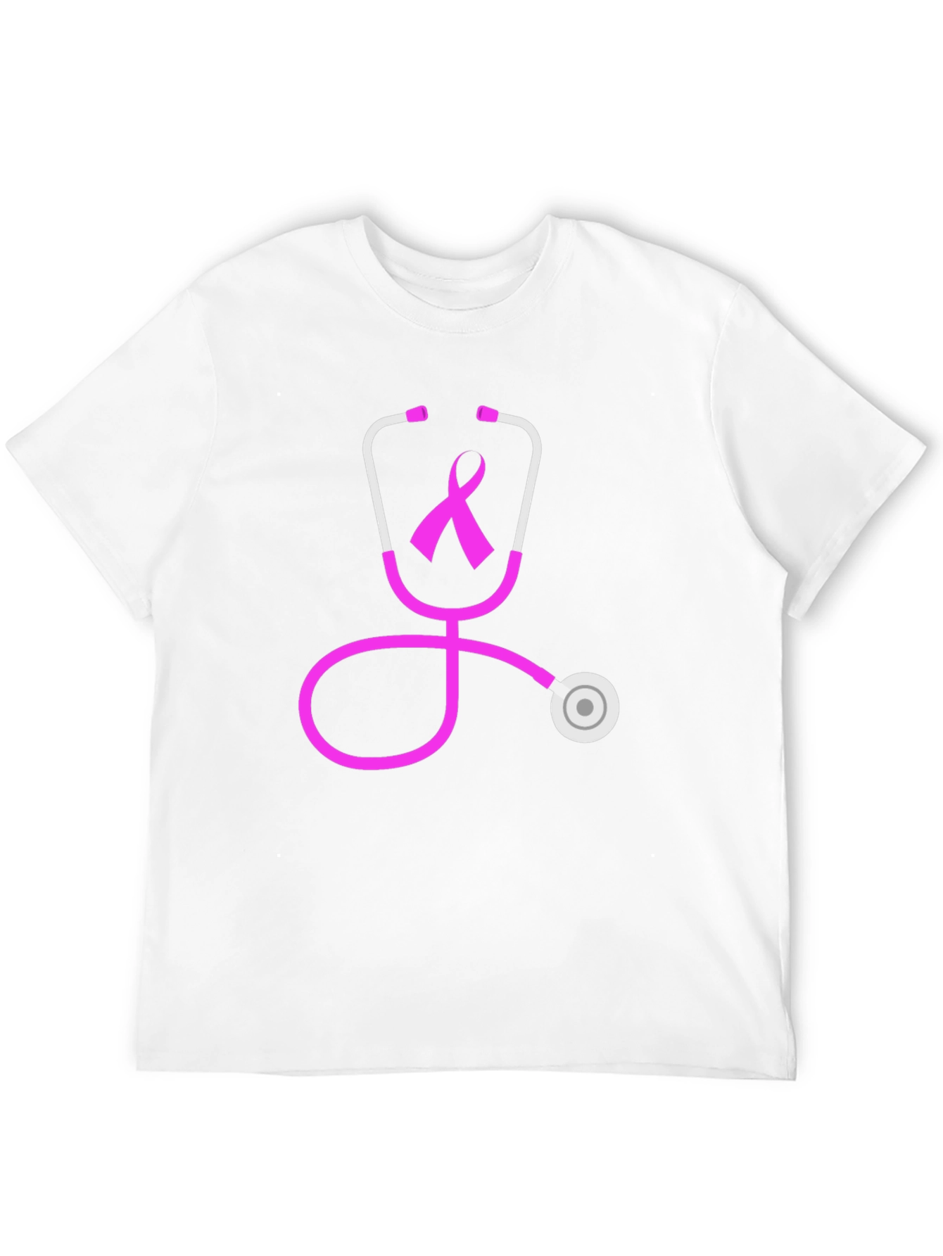 Breast Cancer Awareness Stethoscope Graphic Tee