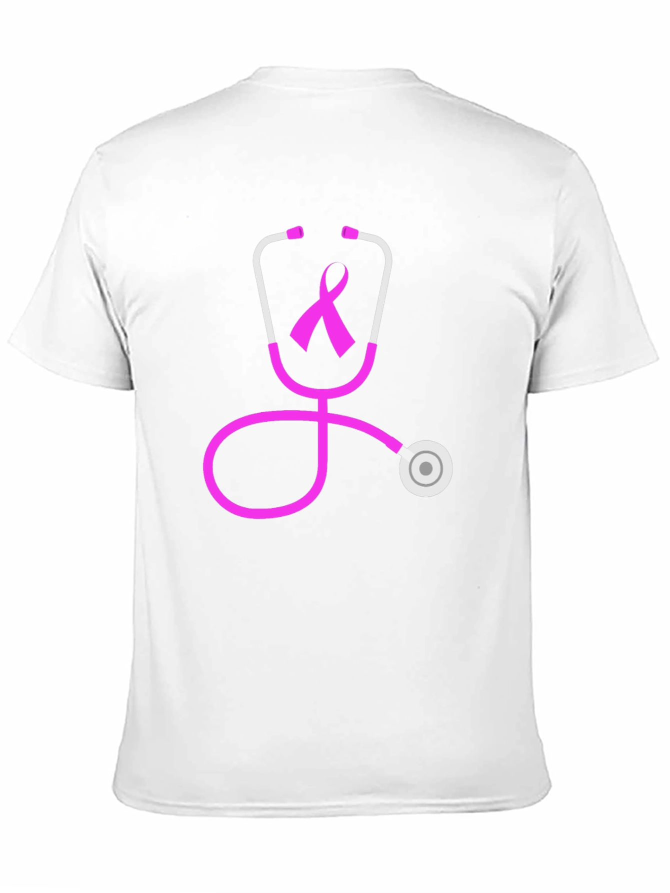 Breast Cancer Awareness Stethoscope Graphic Tee