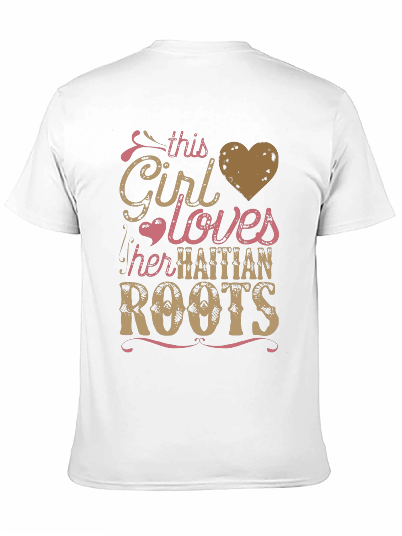 Girl Loves Haitian Roots Graphic Tee