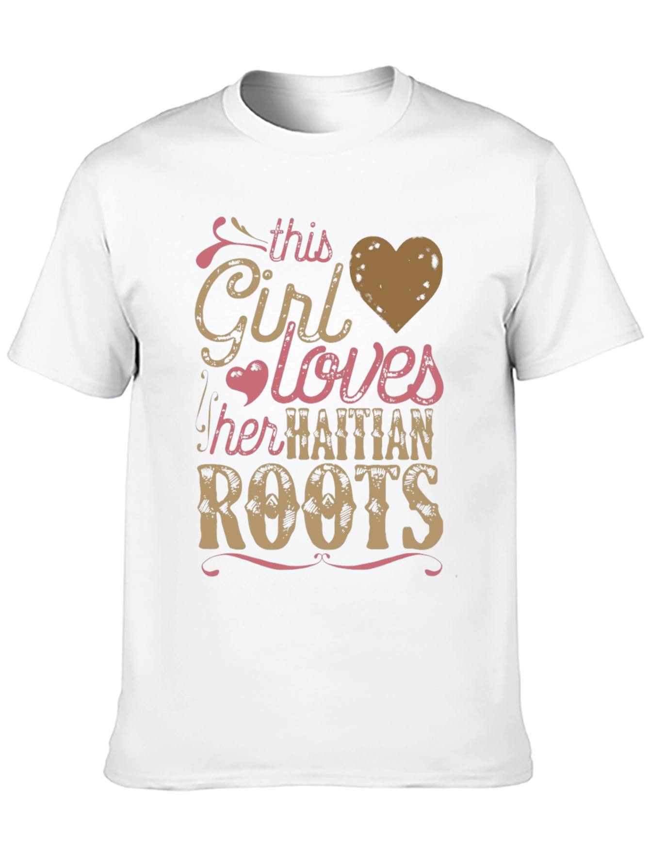 Girl Loves Haitian Roots Graphic Tee