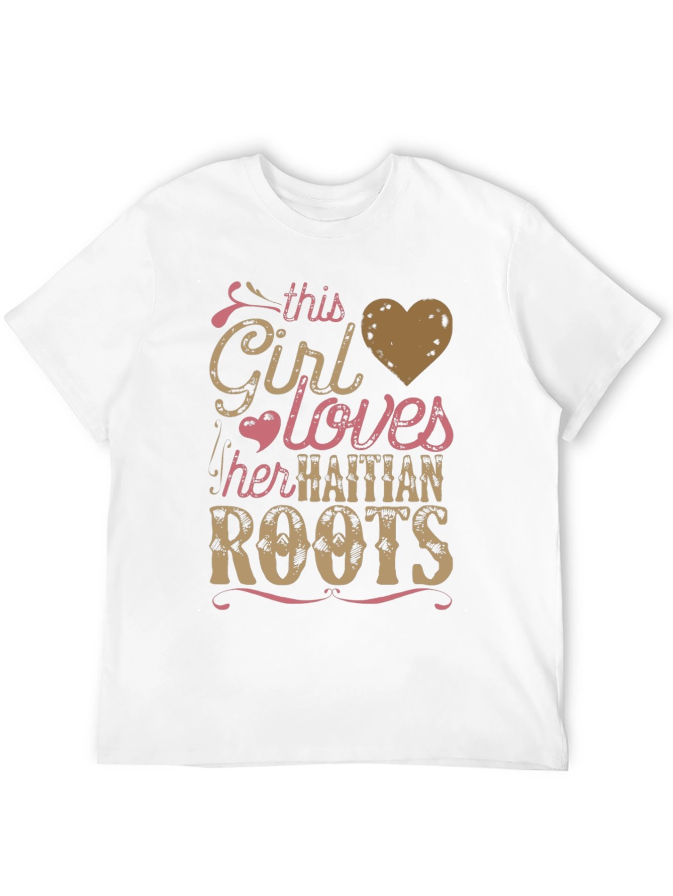 Girl Loves Haitian Roots Graphic Tee
