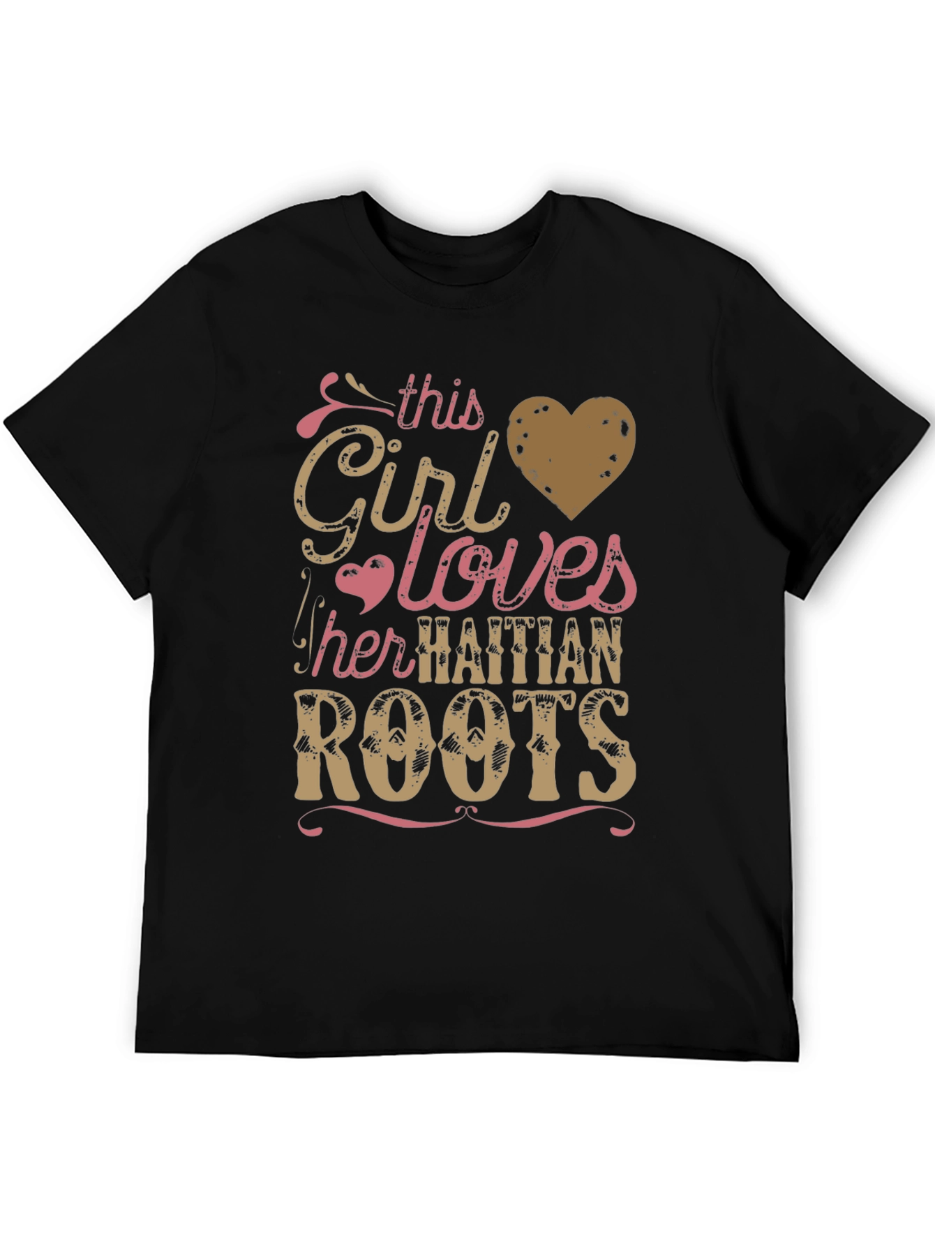 Girl Loves Haitian Roots Graphic Tee