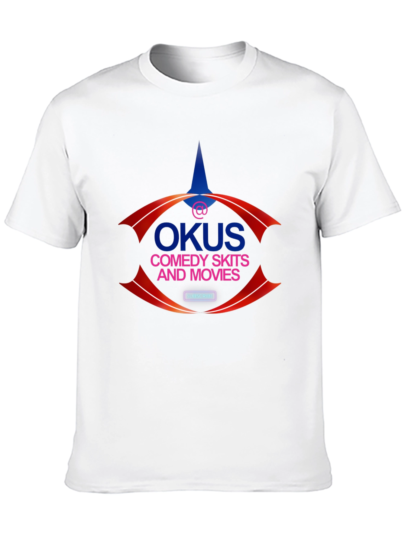 OKUS Comedy Skits & Movies Black Graphic Tee