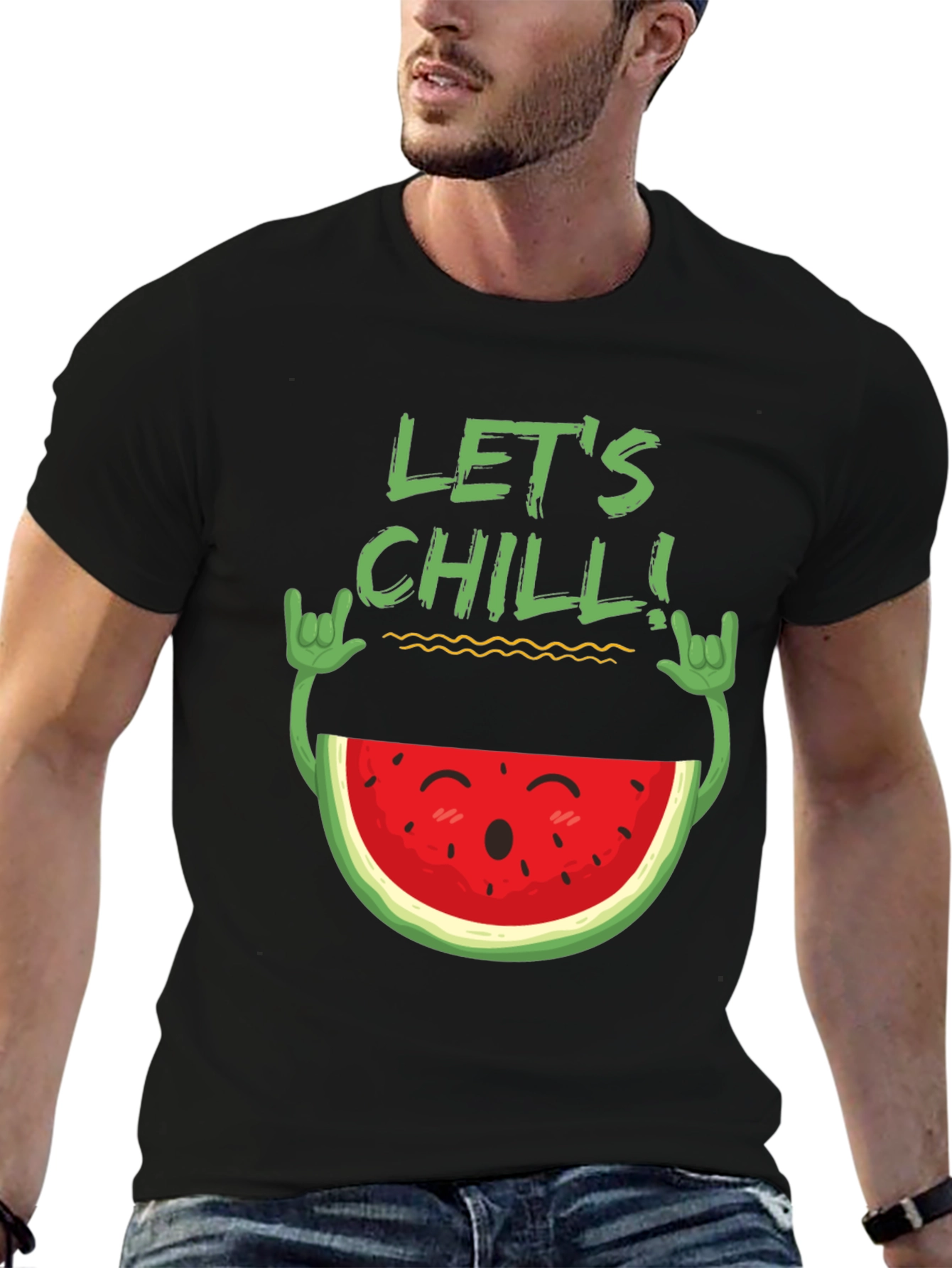 Lets Chill Watermelon Graphic Tee