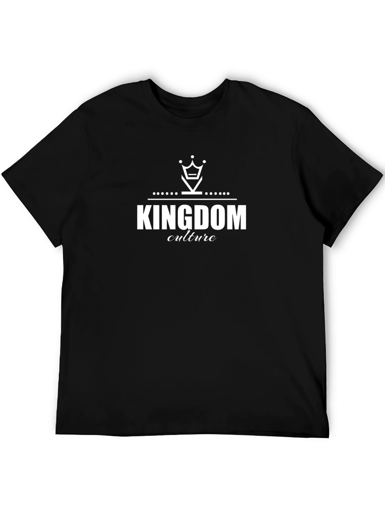 Kingdom Culture Graphic T-Shirt - Black
