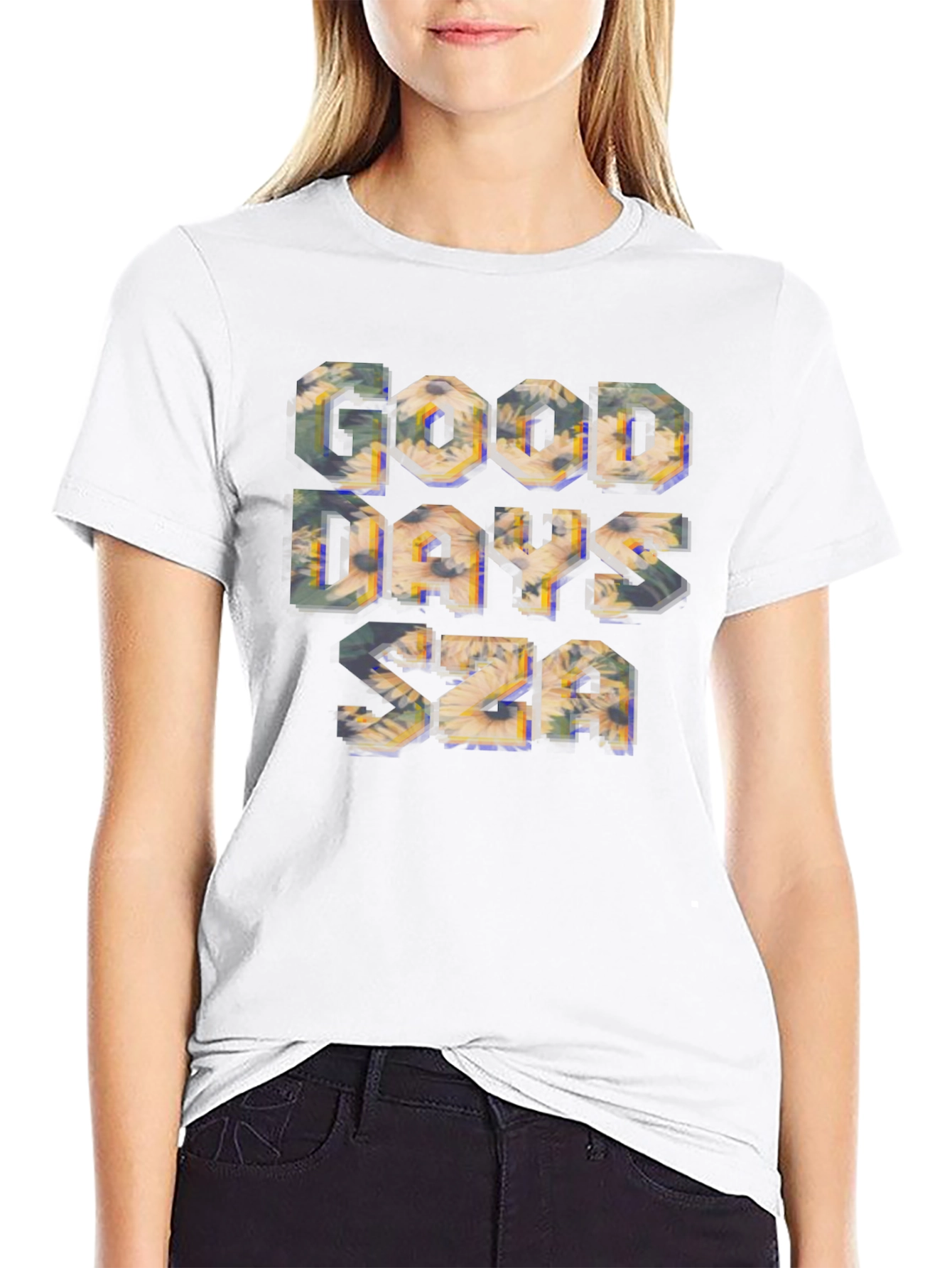 Good Days SZA Black Graphic Tee