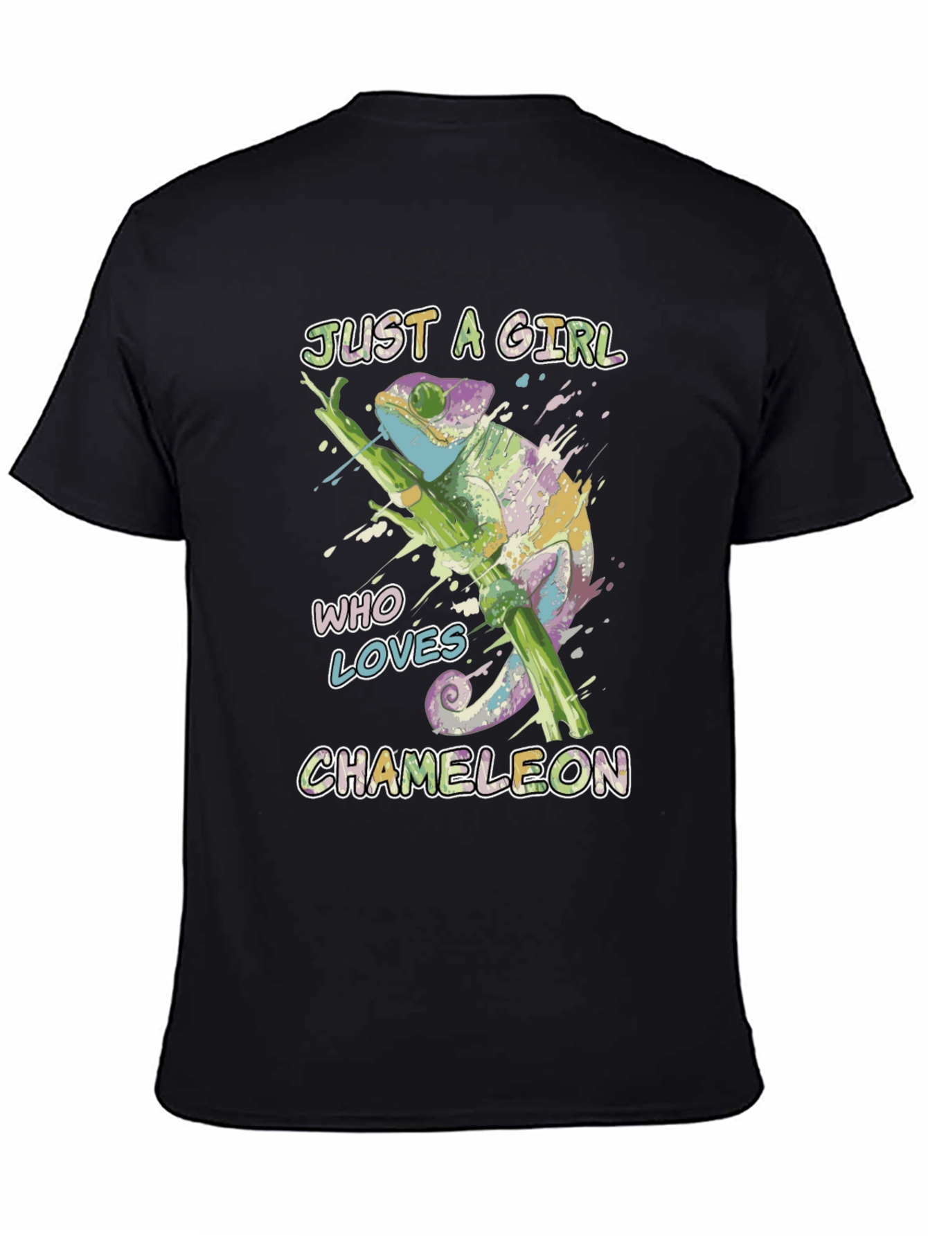 Just a Girl Who Loves Chameleons T-Shirt
