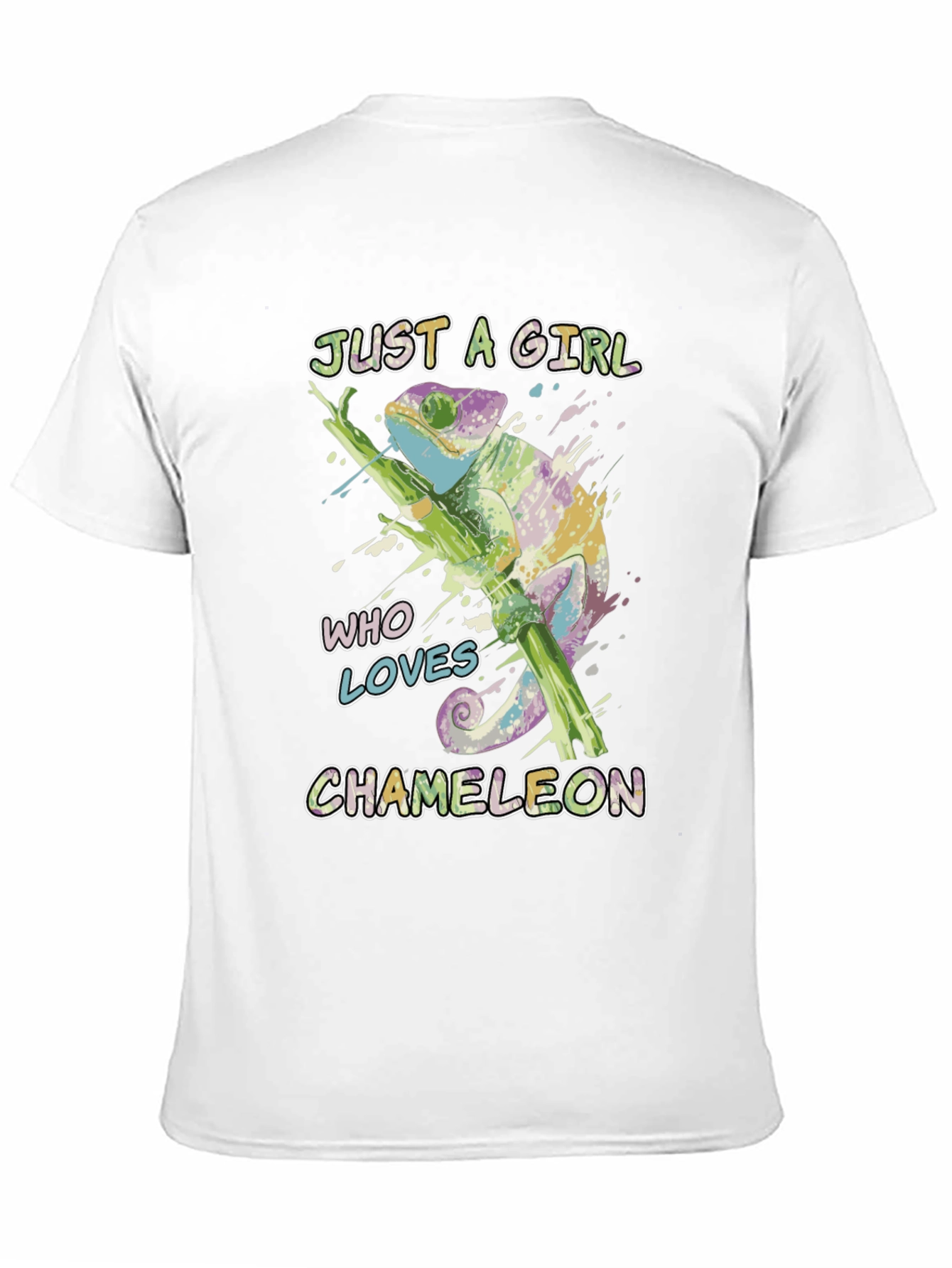 Just a Girl Who Loves Chameleons T-Shirt