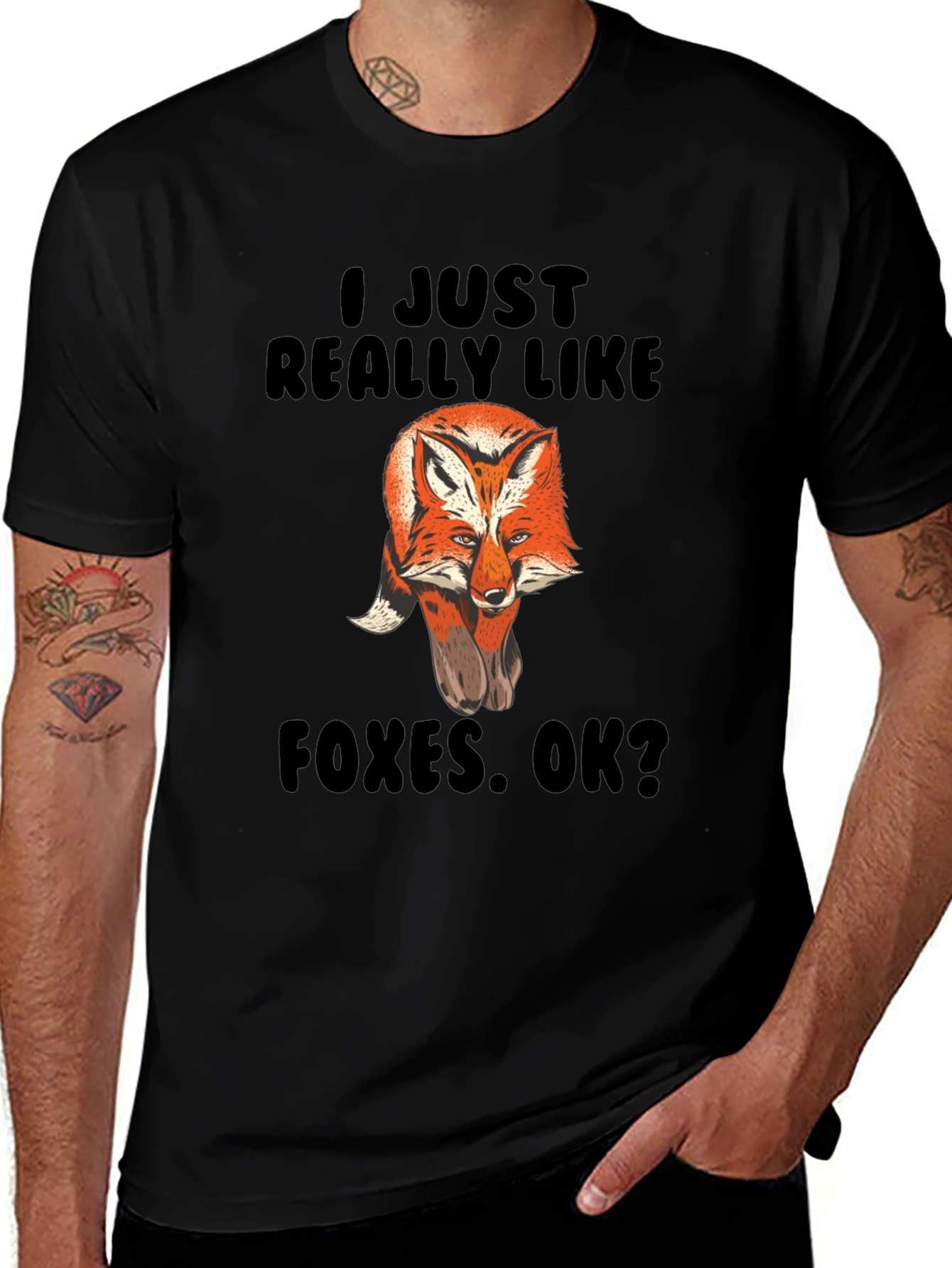 Fox Lover T-Shirt - I Just Really Like Foxes!