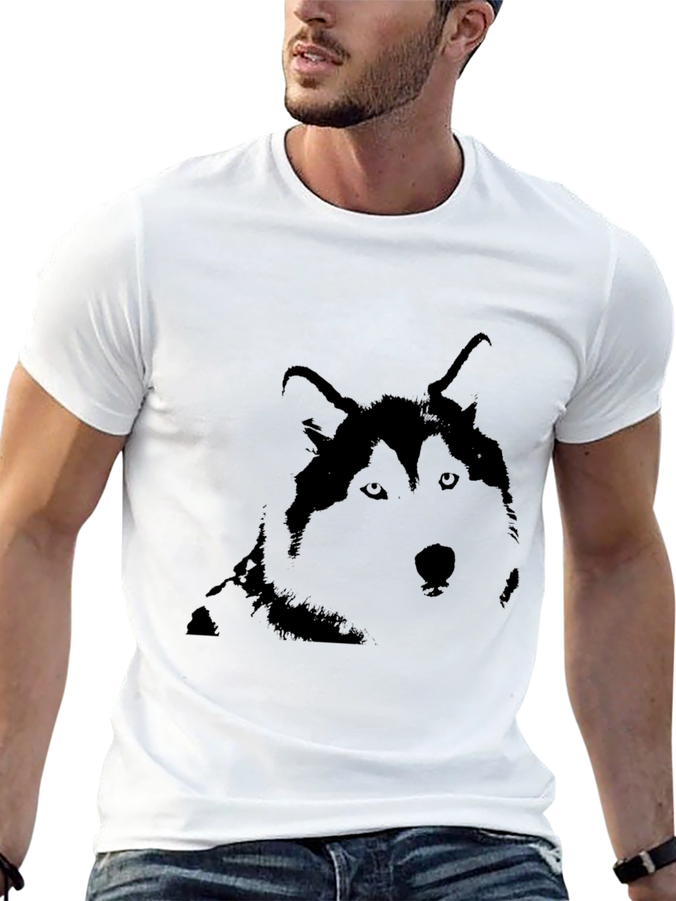 Black Husky Graphic Tee