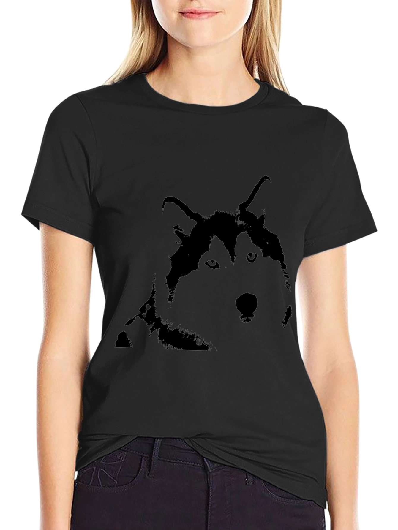 Black Husky Graphic Tee