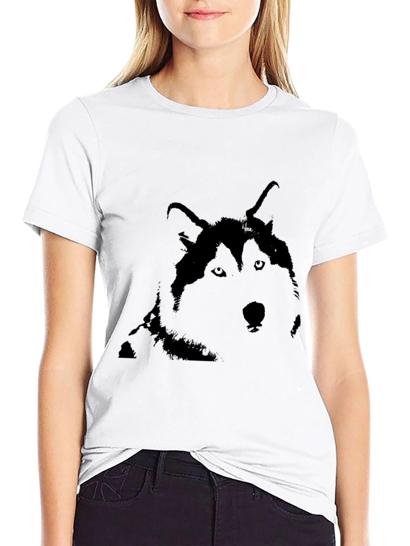 Black Husky Graphic Tee