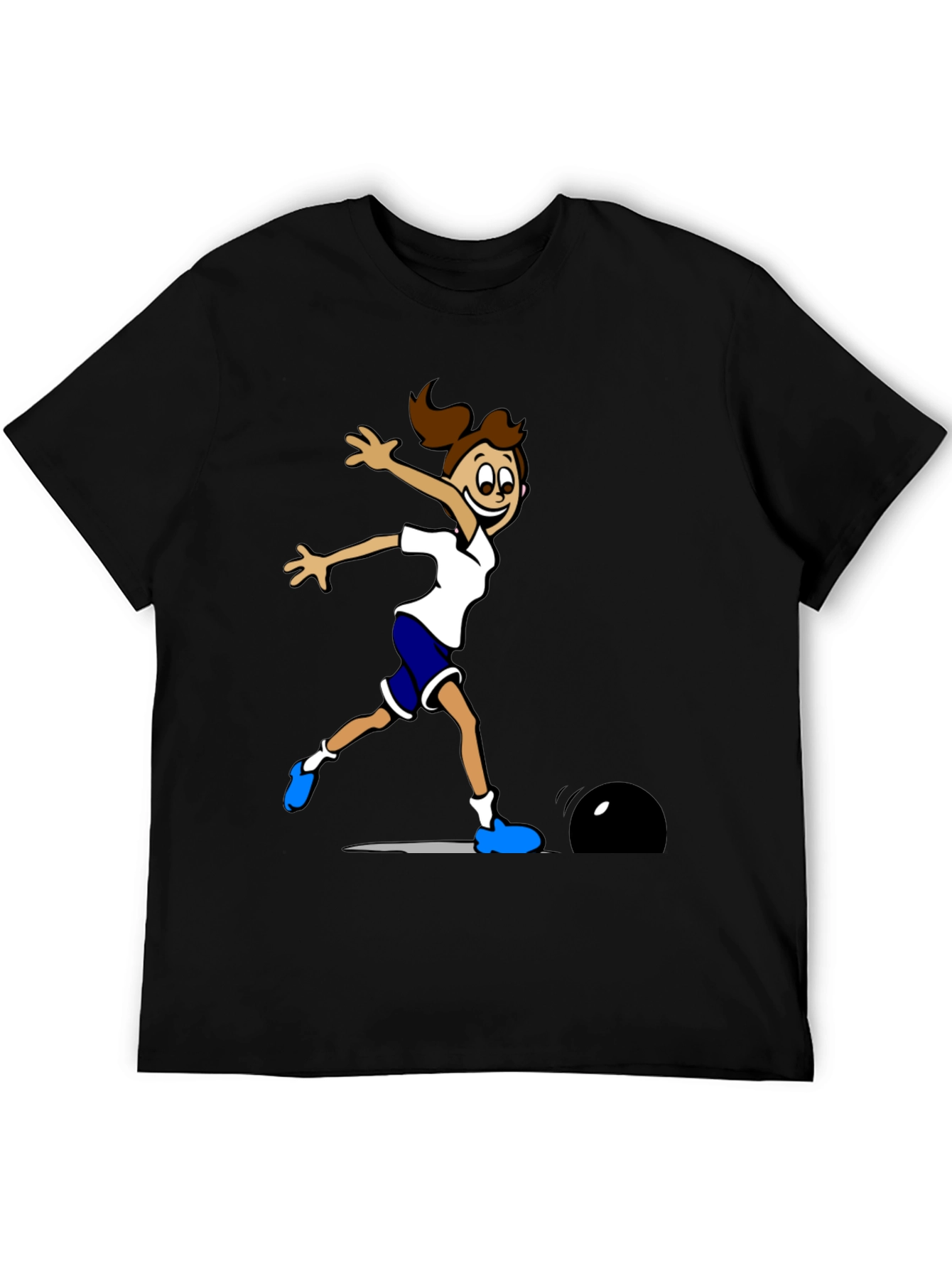 Bowling Girl Graphic T-Shirt - Strike Style!
