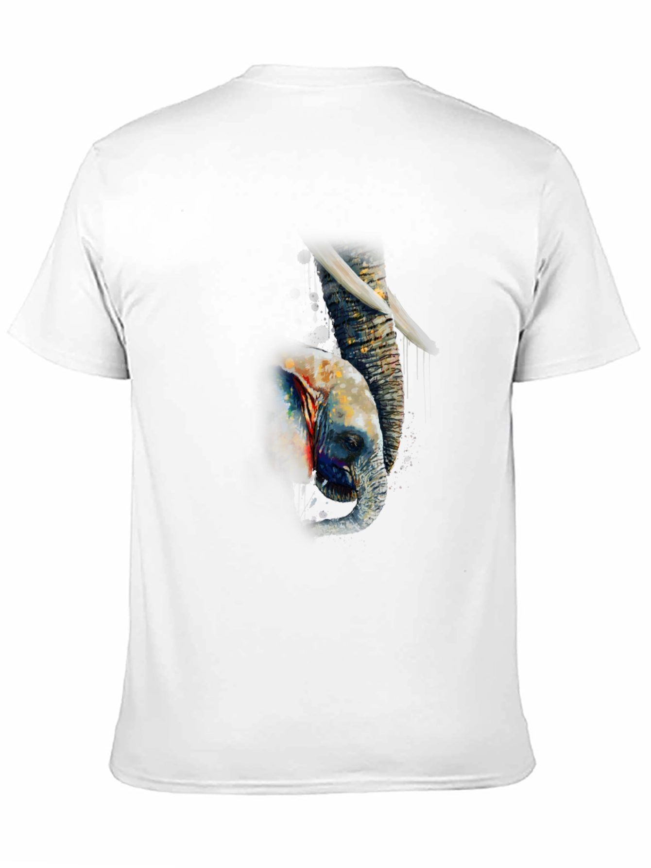 Elephant Art T-Shirt - Unique Graphic Tee