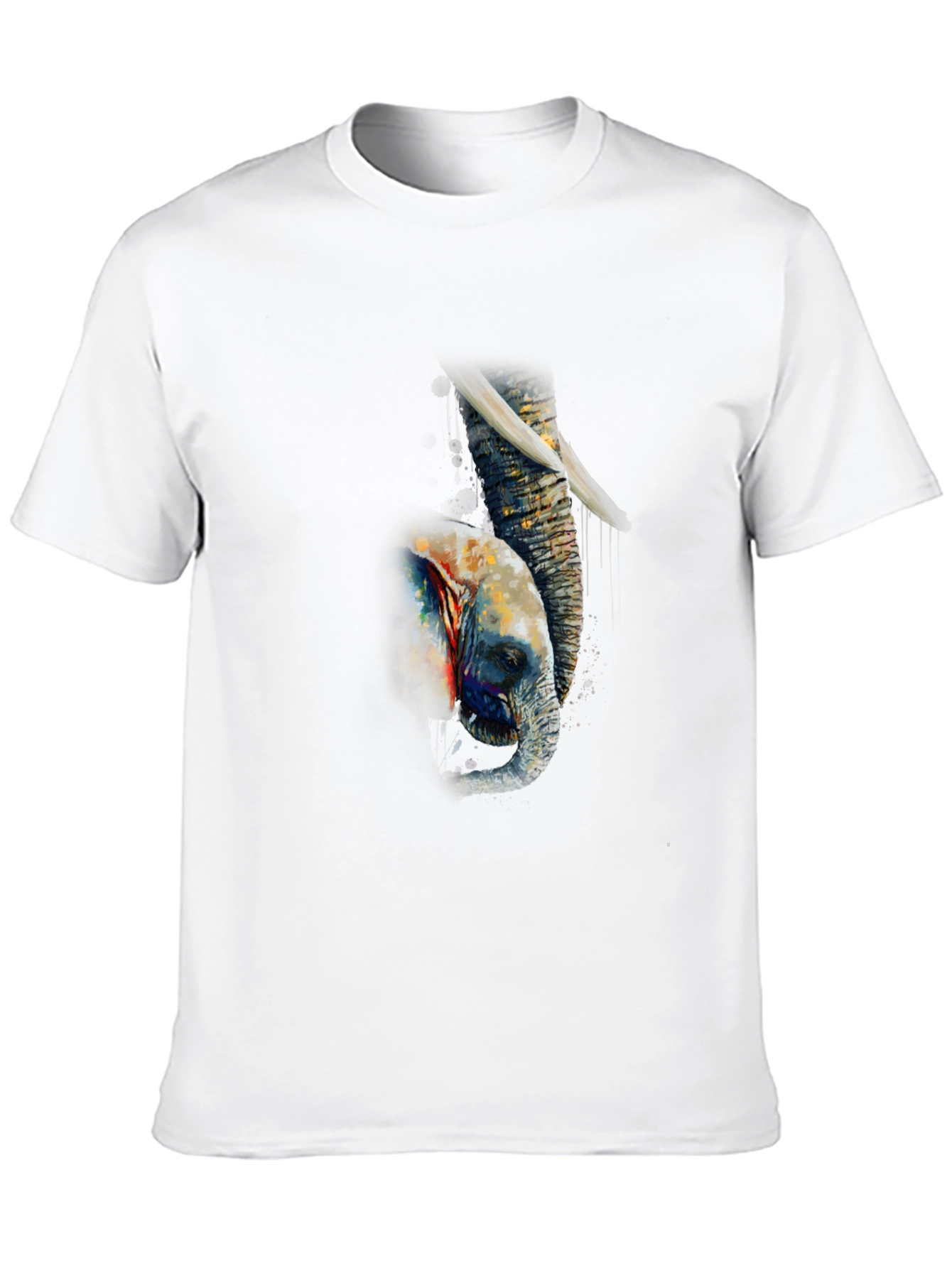 Elephant Art T-Shirt - Unique Graphic Tee