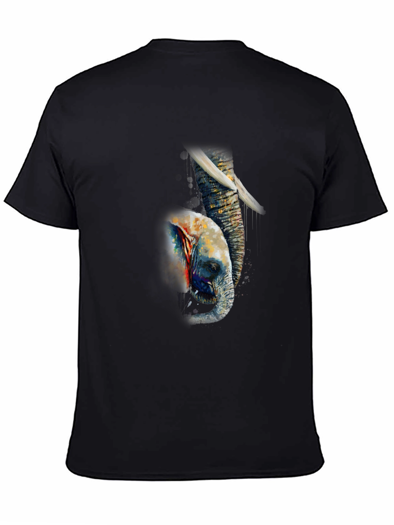 Elephant Art T-Shirt - Unique Graphic Tee