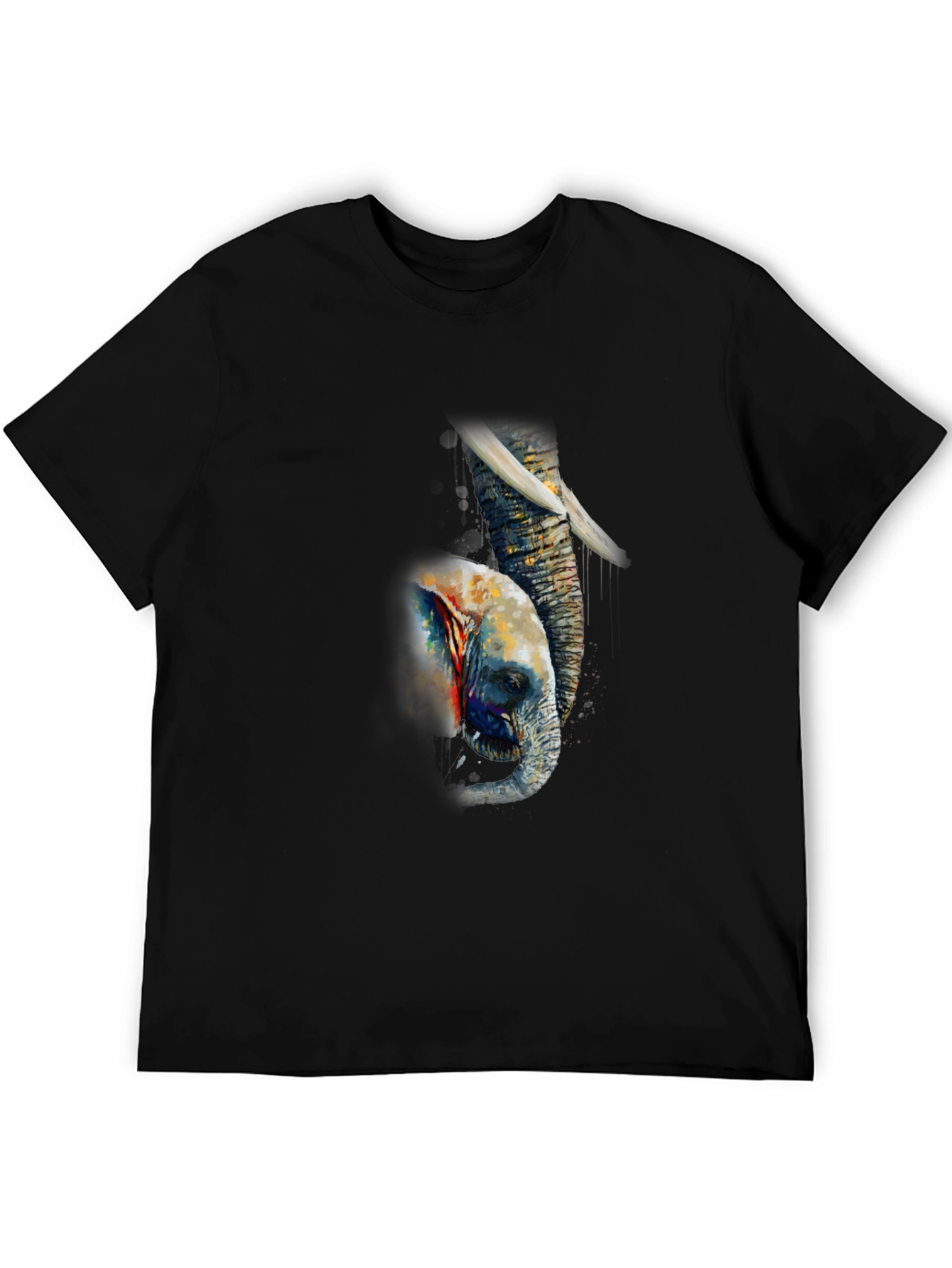 Elephant Art T-Shirt - Unique Graphic Tee