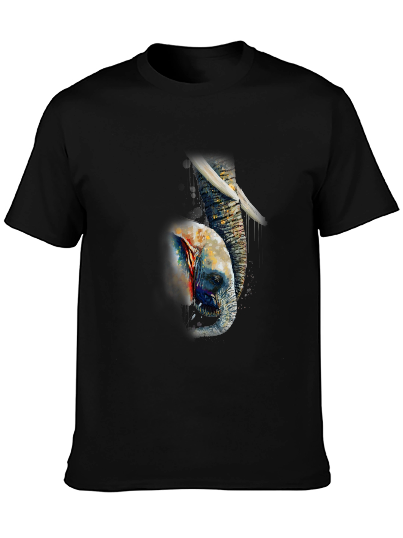 Elephant Art T-Shirt - Unique Graphic Tee