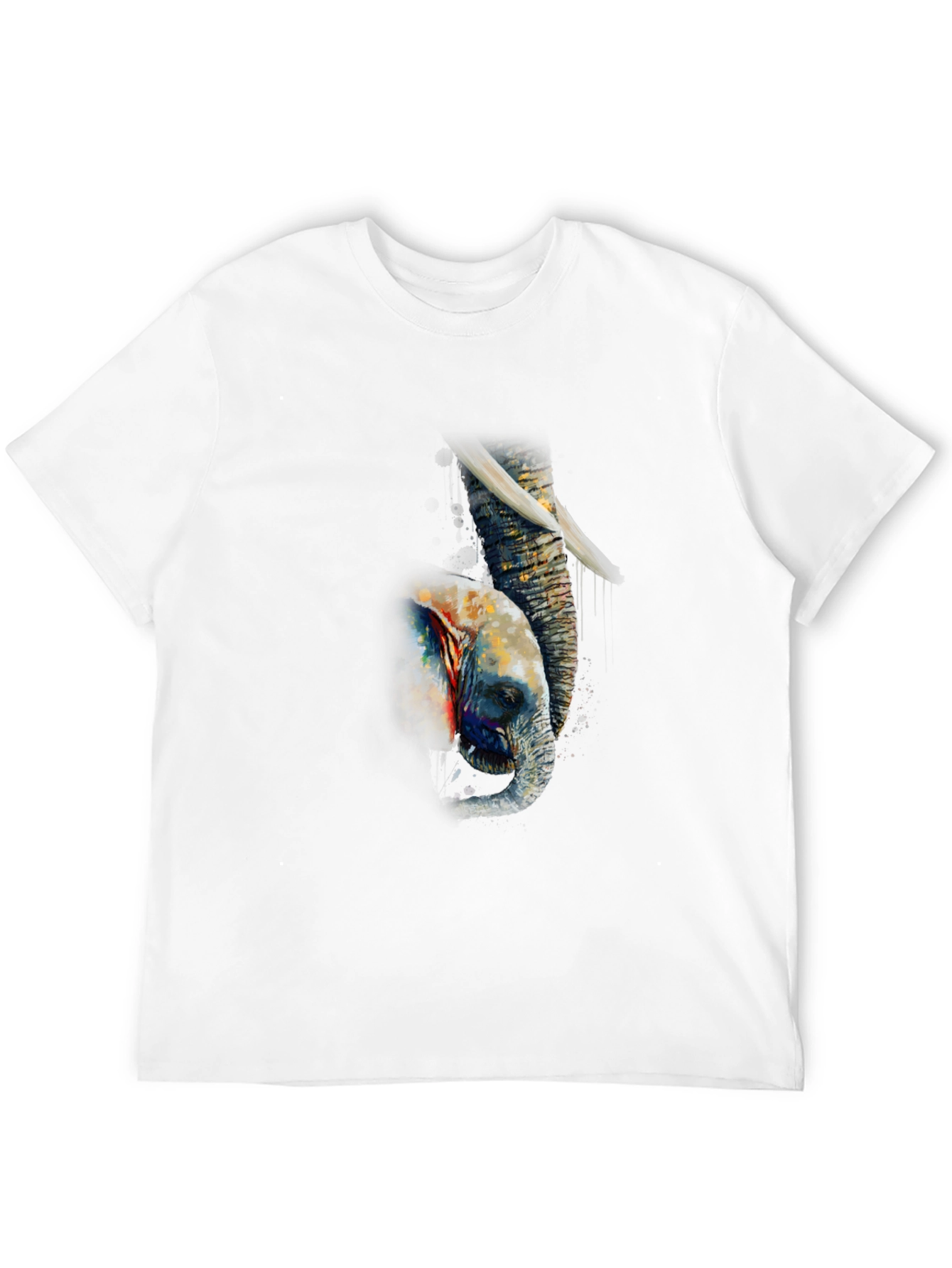 Elephant Art T-Shirt - Unique Graphic Tee