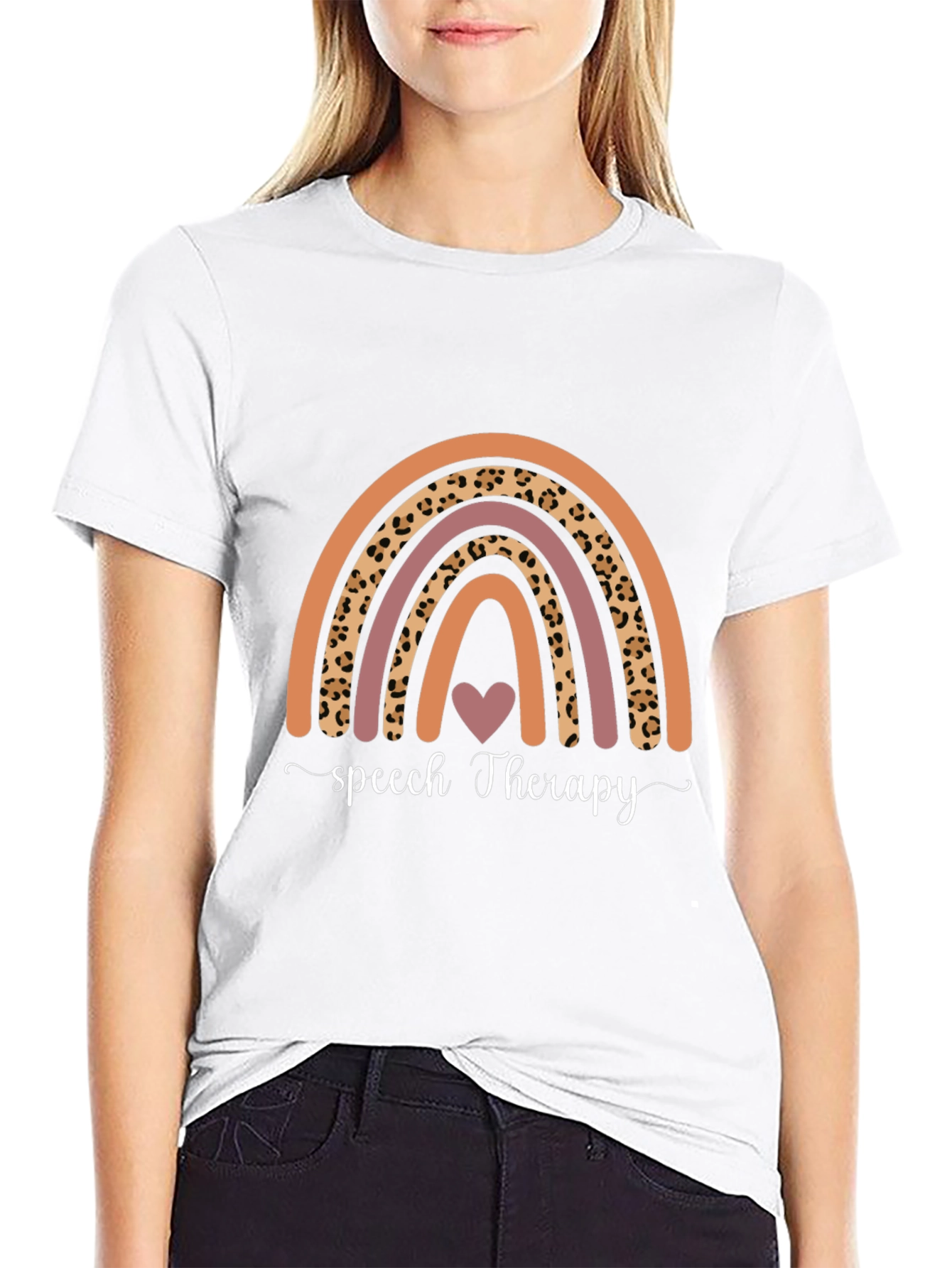 Speech Therapy Rainbow T-Shirt