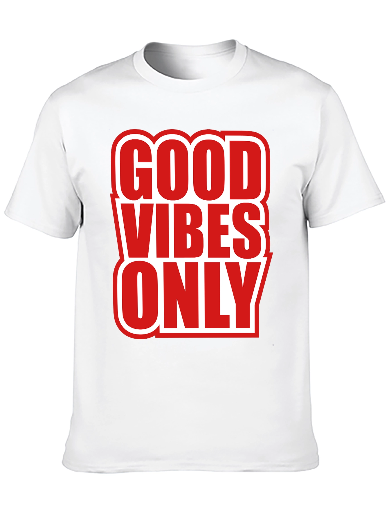 Good Vibes Only Graphic Tee - Trendy Black T-Shirt