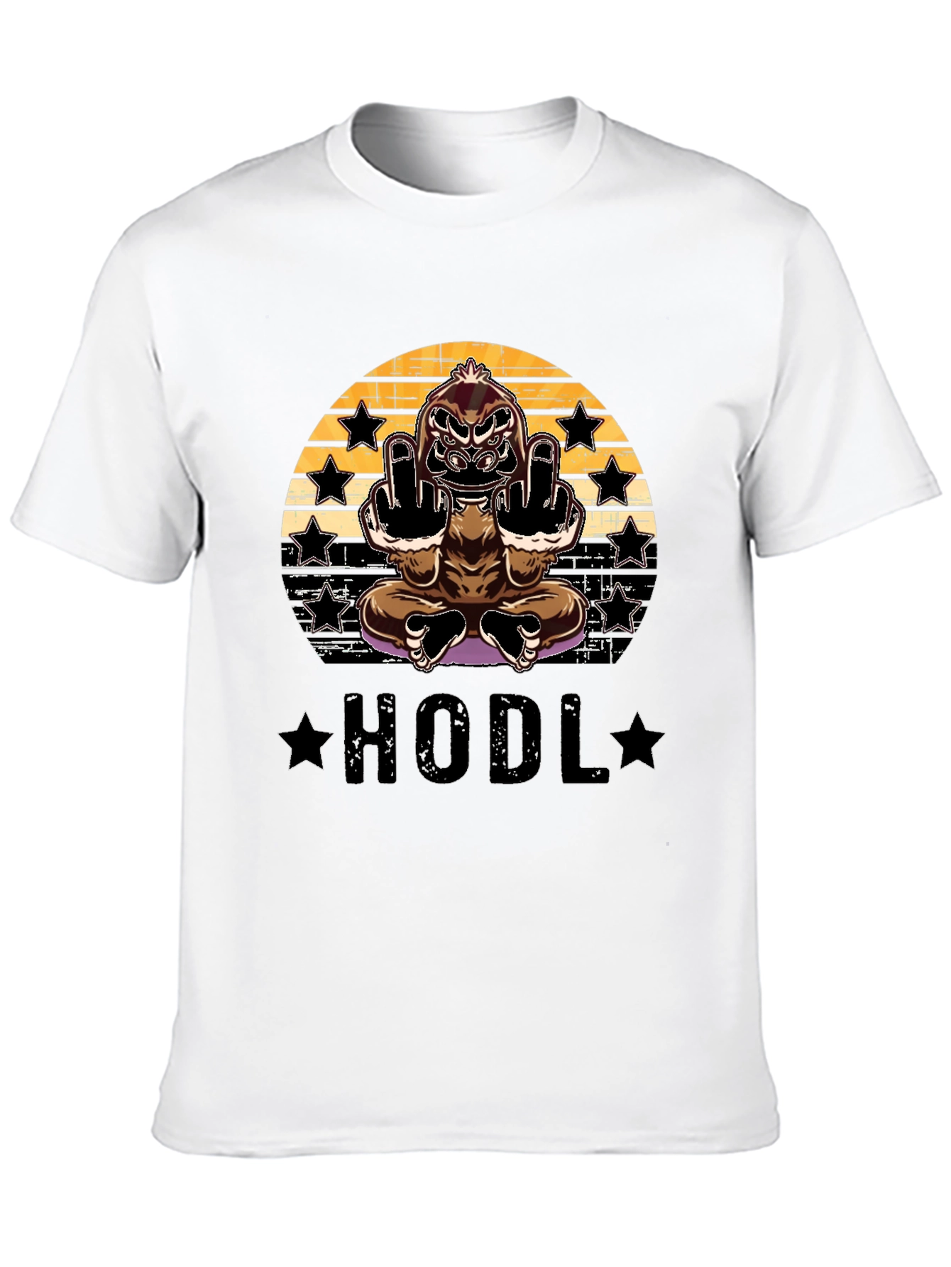 HODL Gorilla Black Graphic Tee