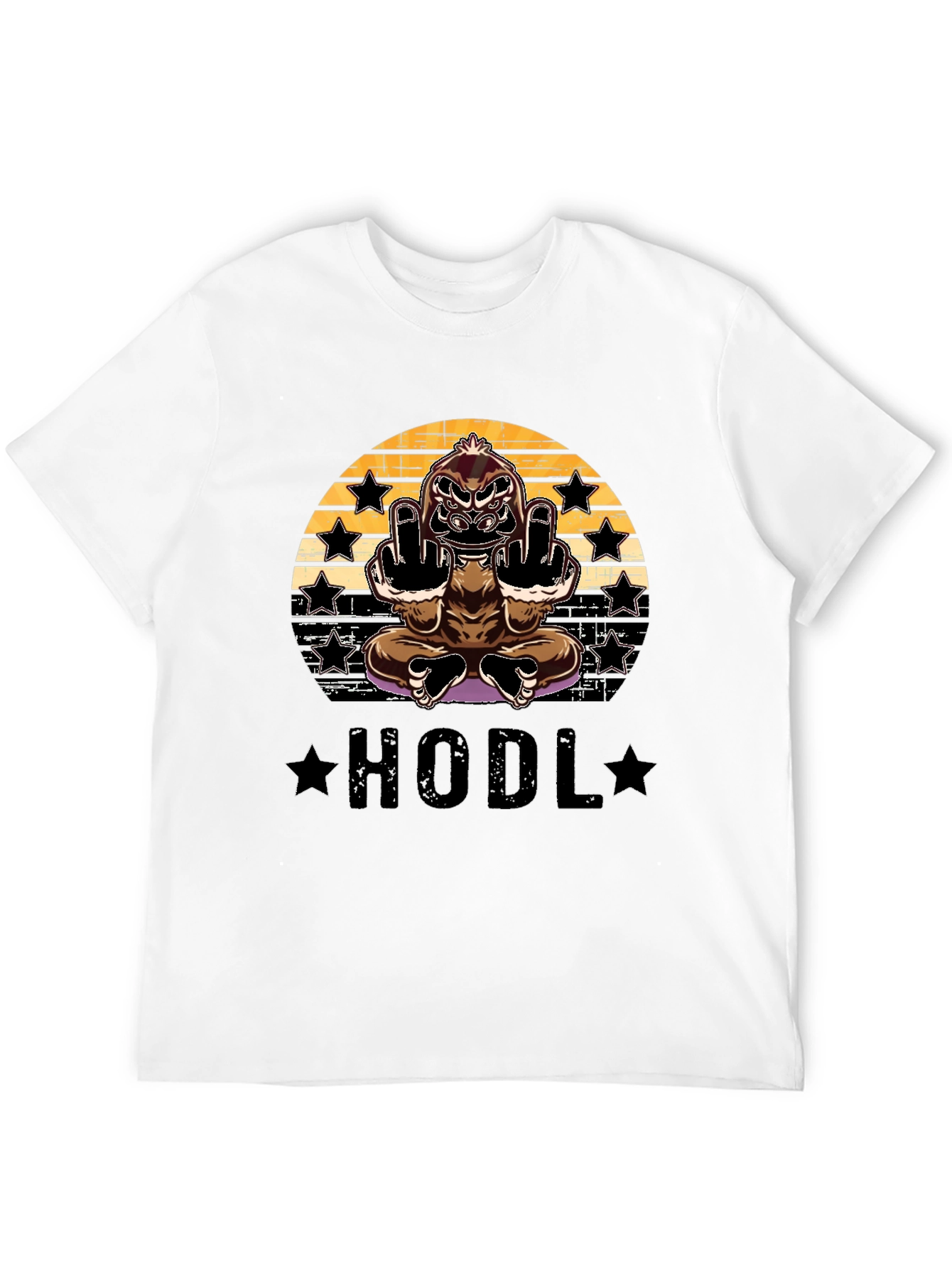 HODL Gorilla Black Graphic Tee