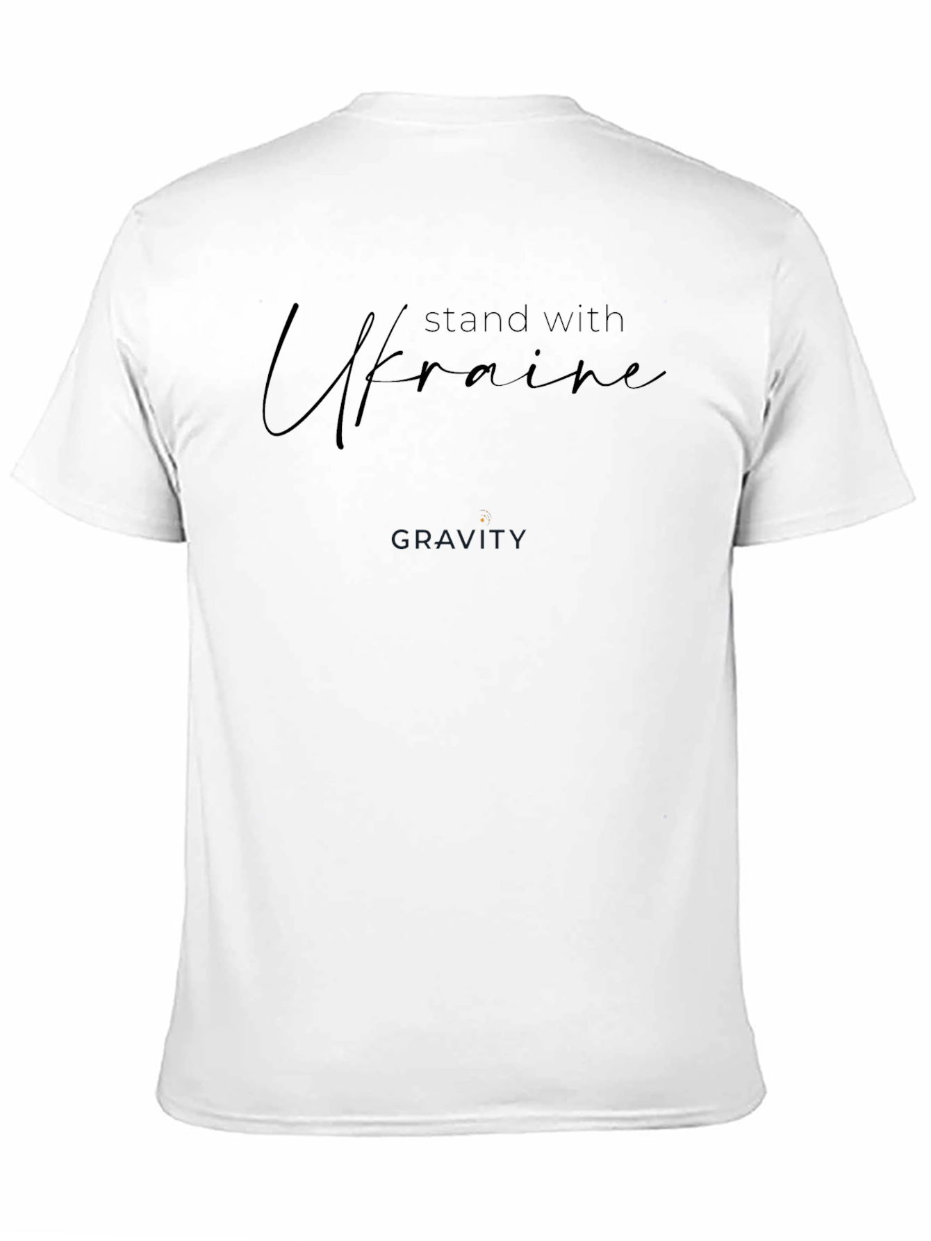 Stand with Ukraine T-Shirt - Black