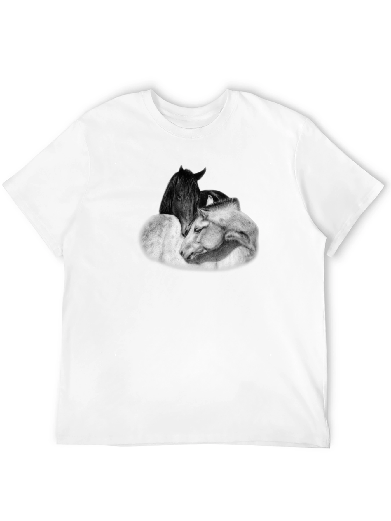 Horse Lovers T-Shirt - Black