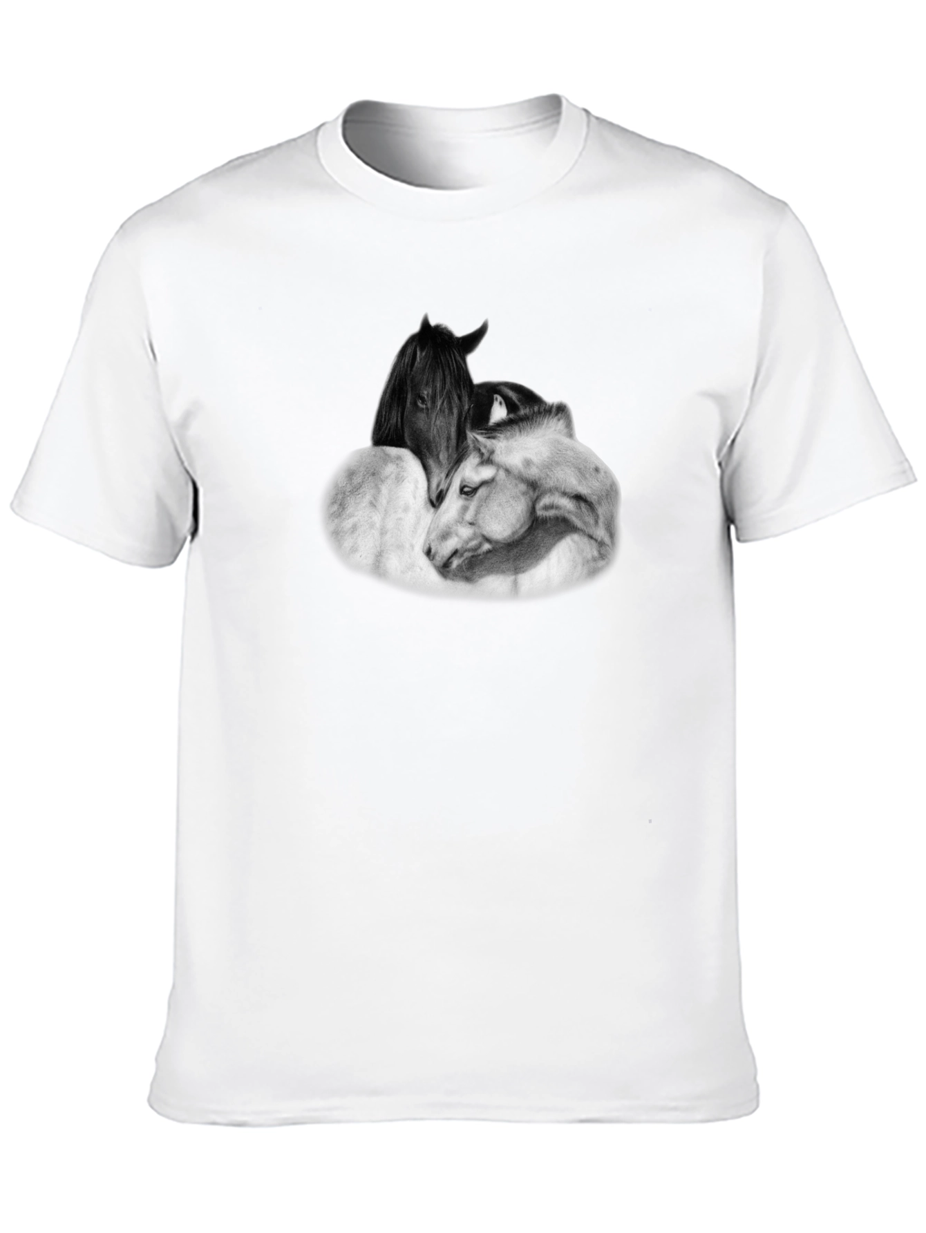 Horse Lovers T-Shirt - Black