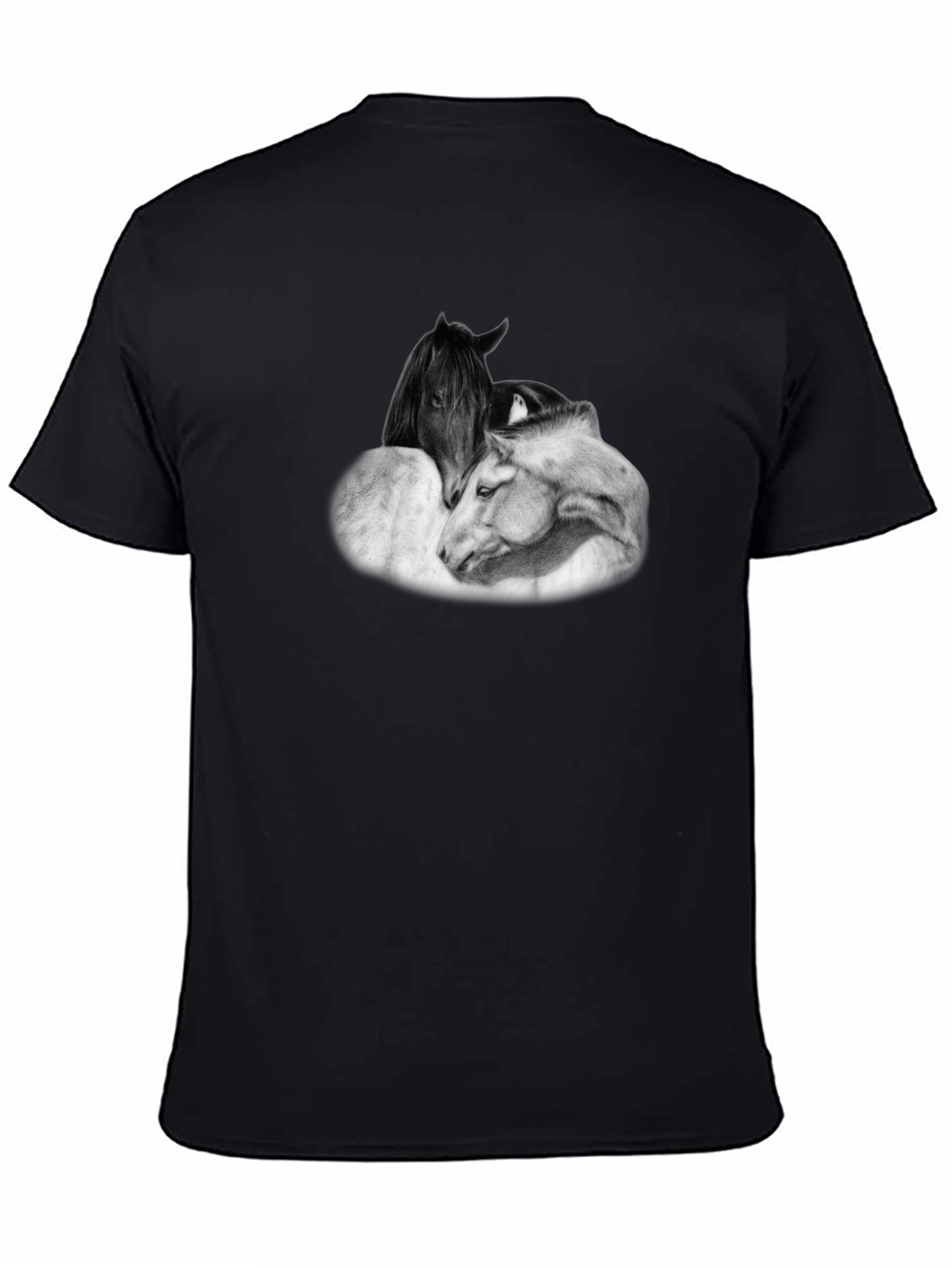 Horse Lovers T-Shirt - Black