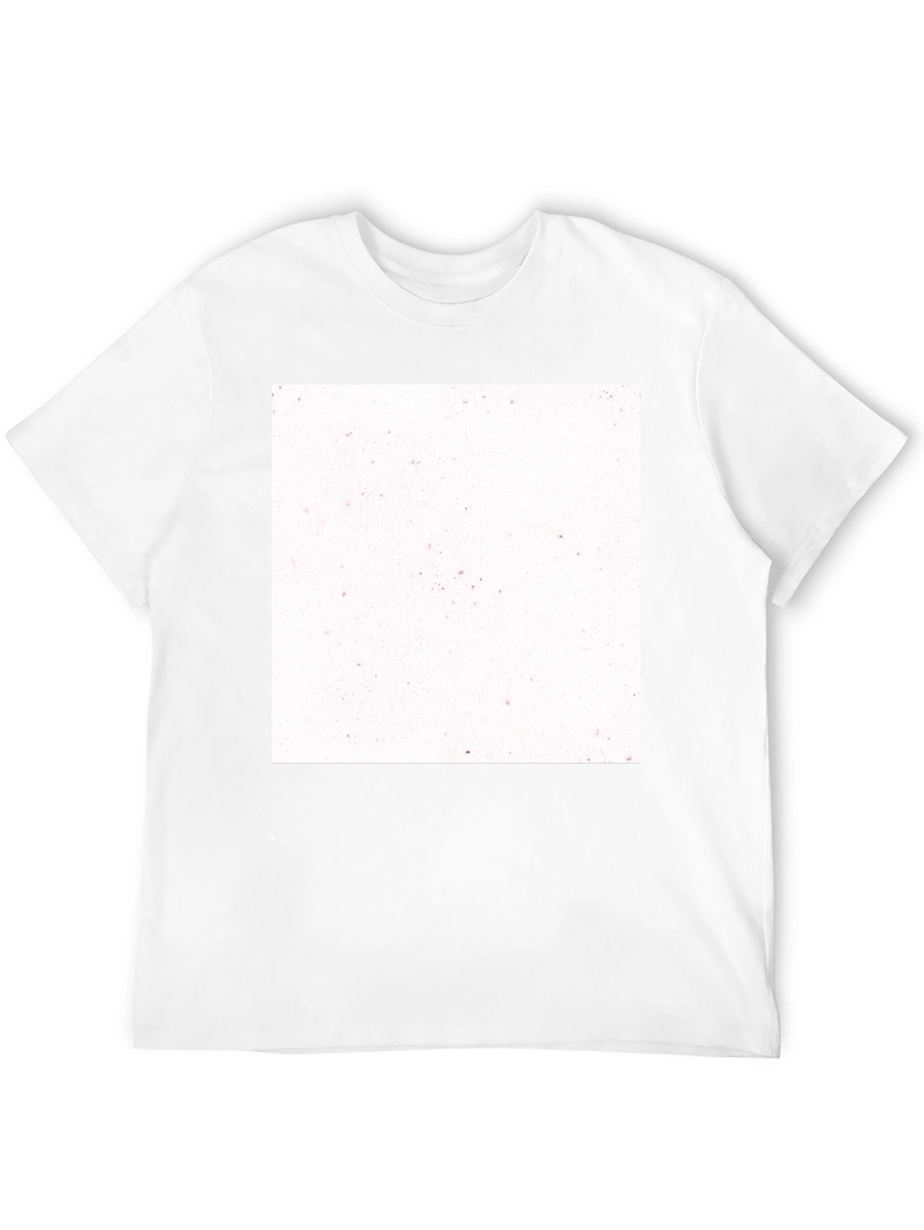Classic Black Crew Neck T-Shirt with Customizable Print Area