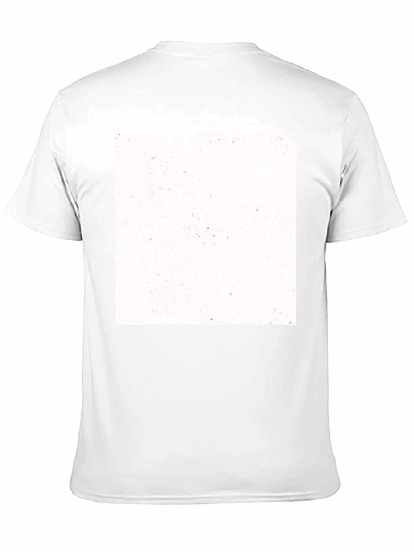 Classic Black Crew Neck T-Shirt with Customizable Print Area