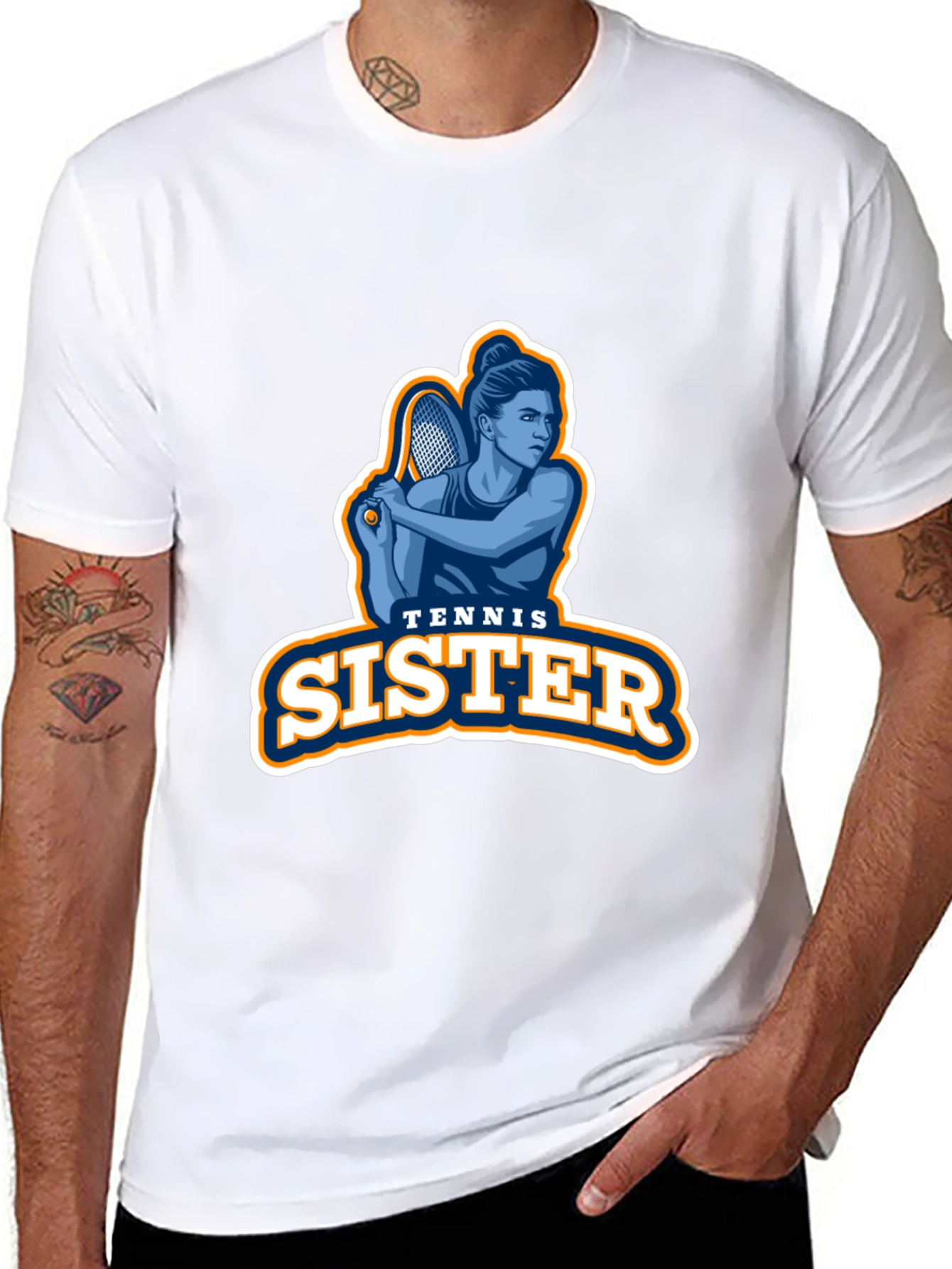 Tennis Sister Graphic T-Shirt