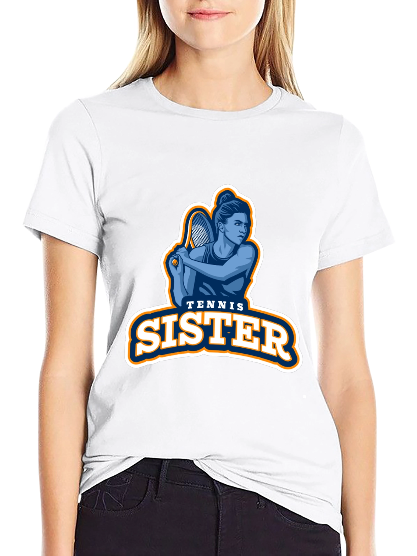 Tennis Sister Graphic T-Shirt