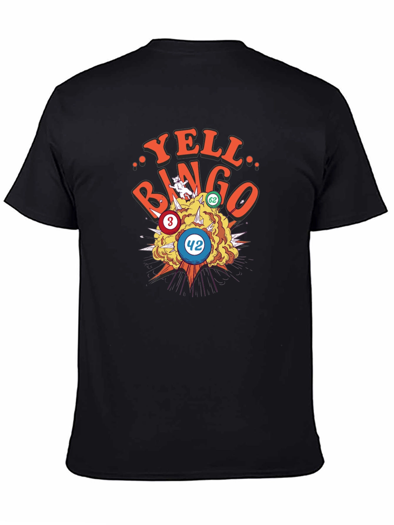 Yell Bingo T-Shirt - Novelty Graphic Tee