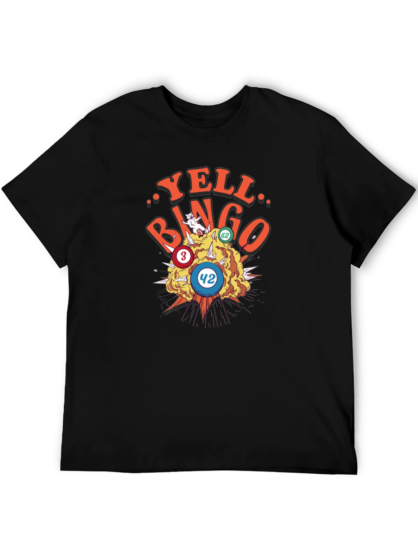 Yell Bingo T-Shirt - Novelty Graphic Tee