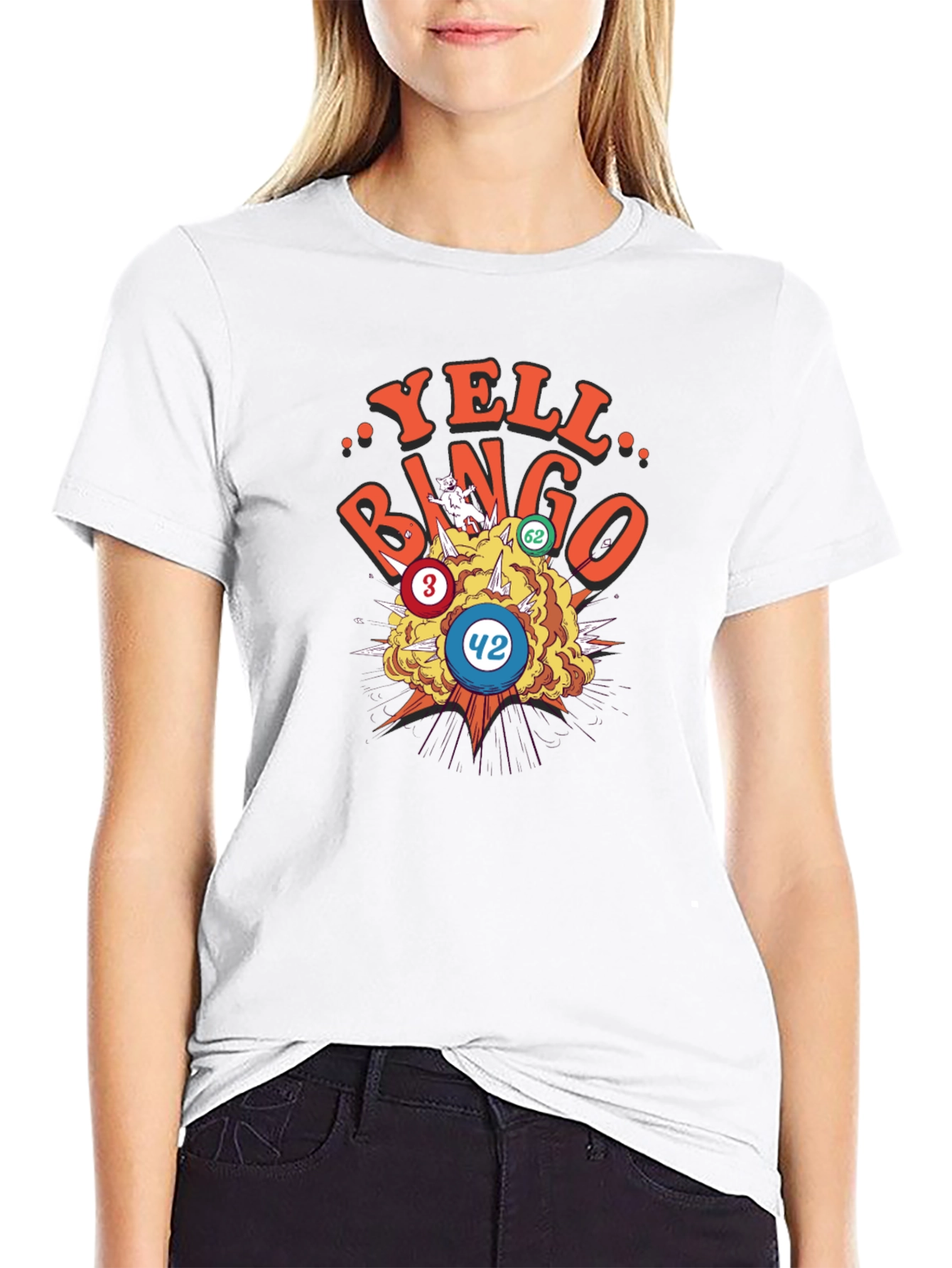 Yell Bingo T-Shirt - Novelty Graphic Tee