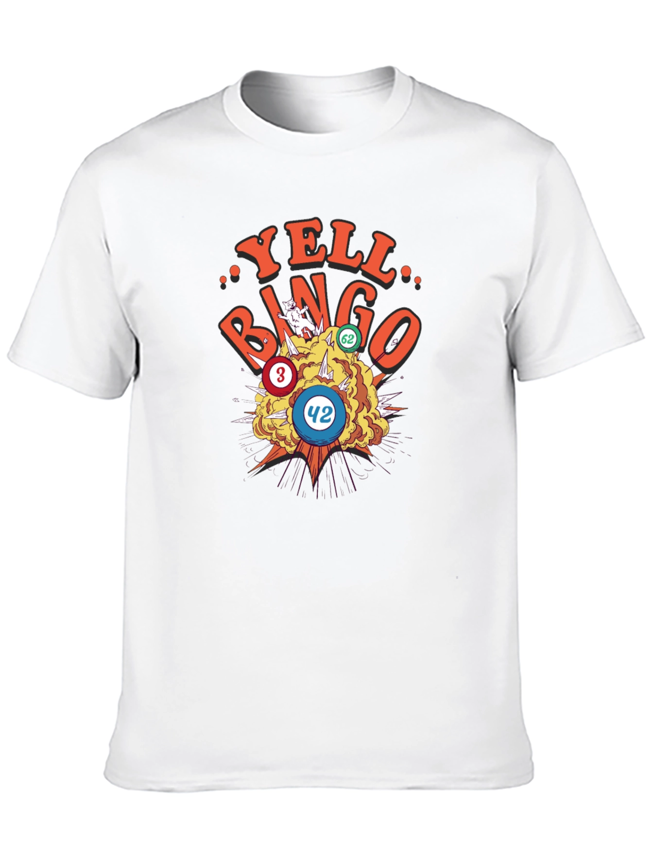Yell Bingo T-Shirt - Novelty Graphic Tee
