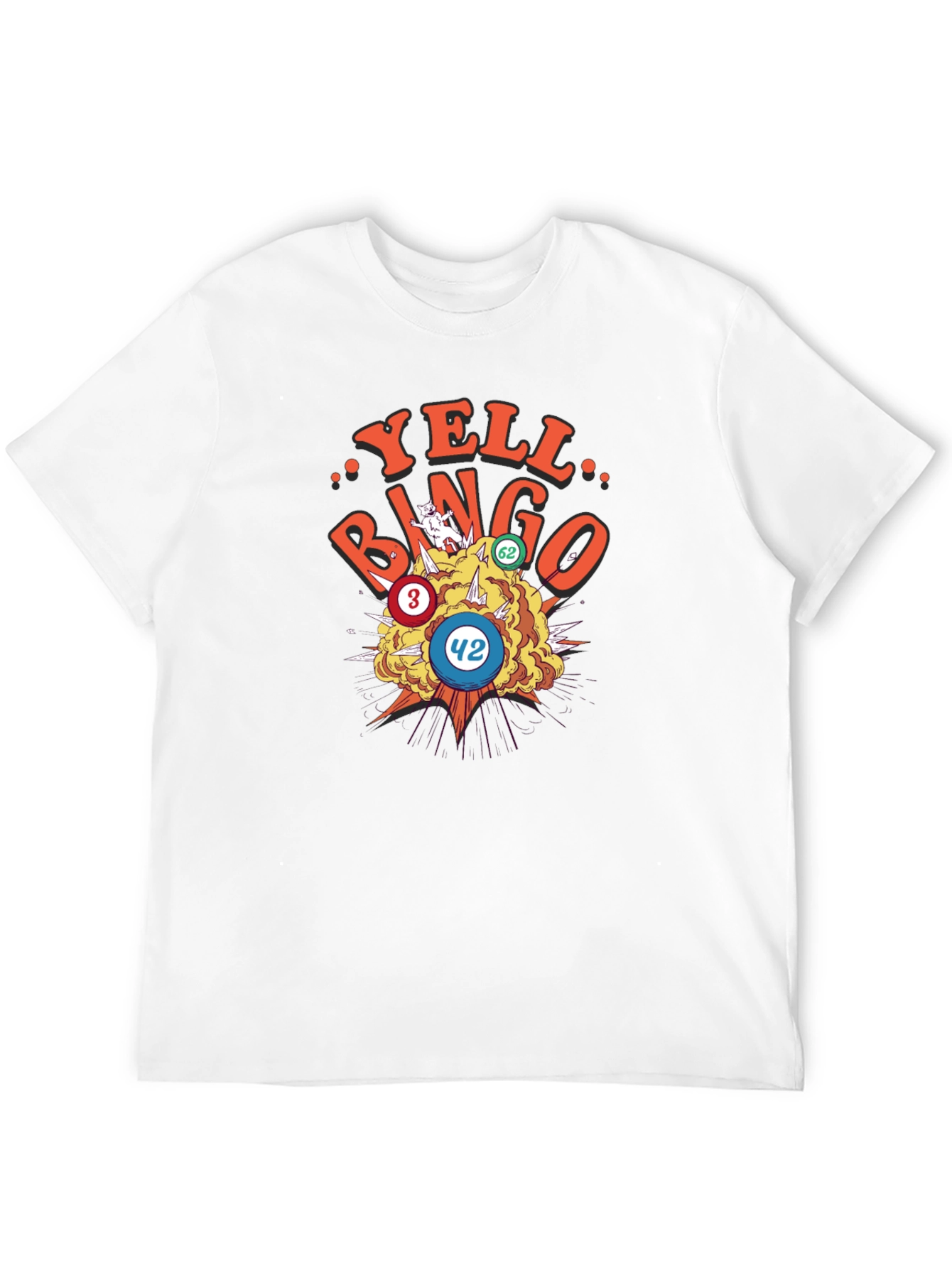 Yell Bingo T-Shirt - Novelty Graphic Tee