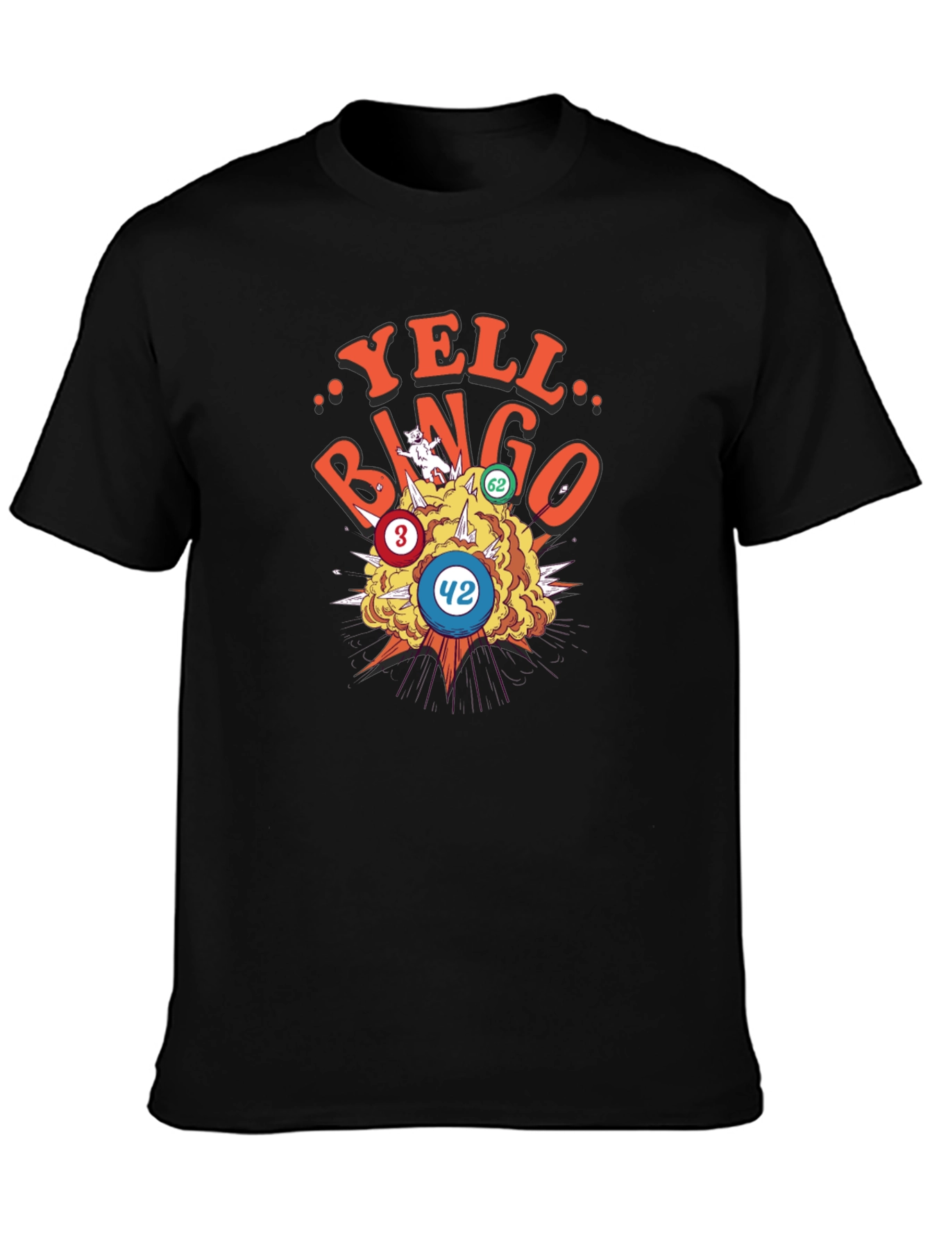 Yell Bingo T-Shirt - Novelty Graphic Tee