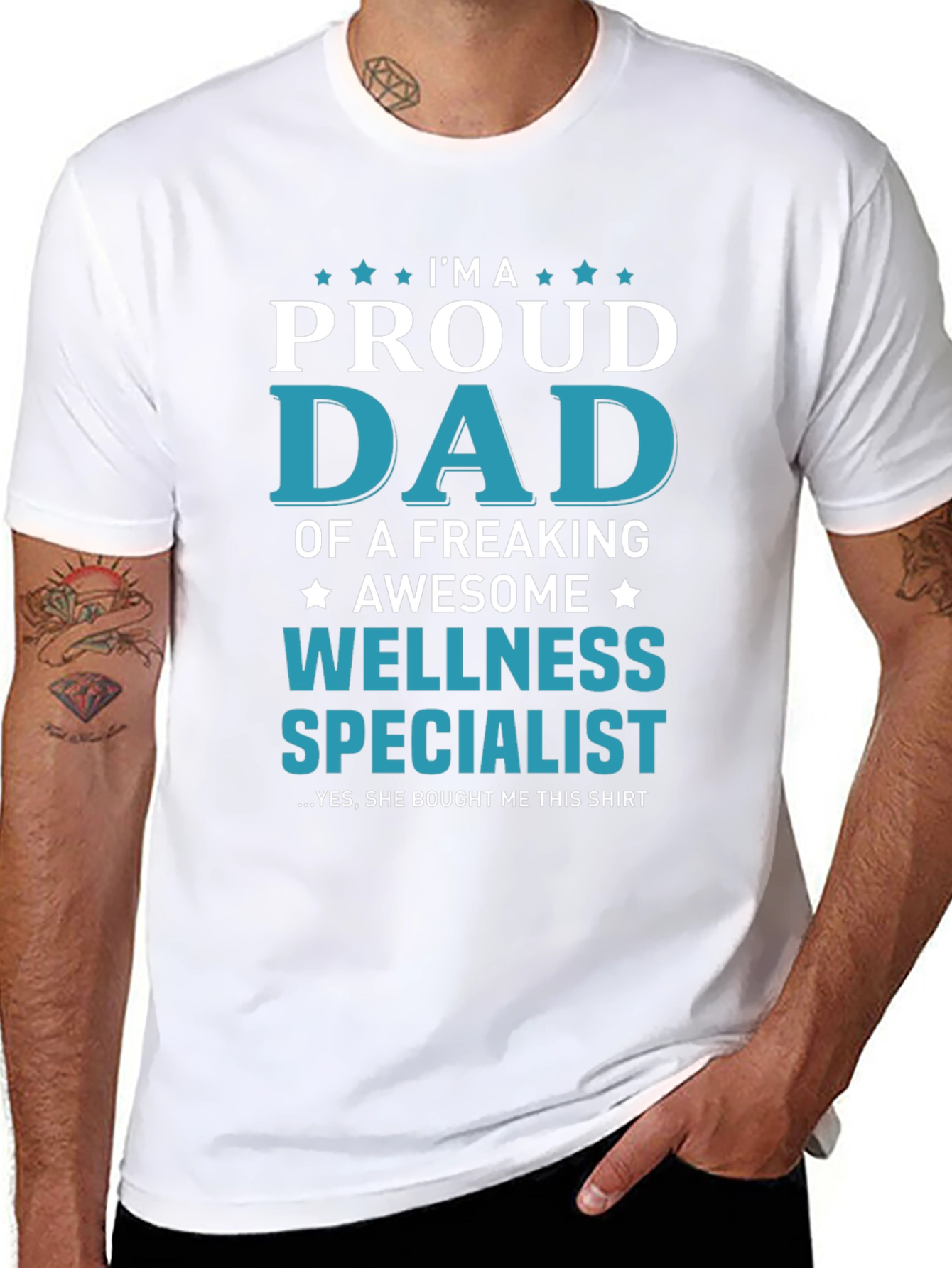 Proud Dad of a Wellness Specialist T-Shirt