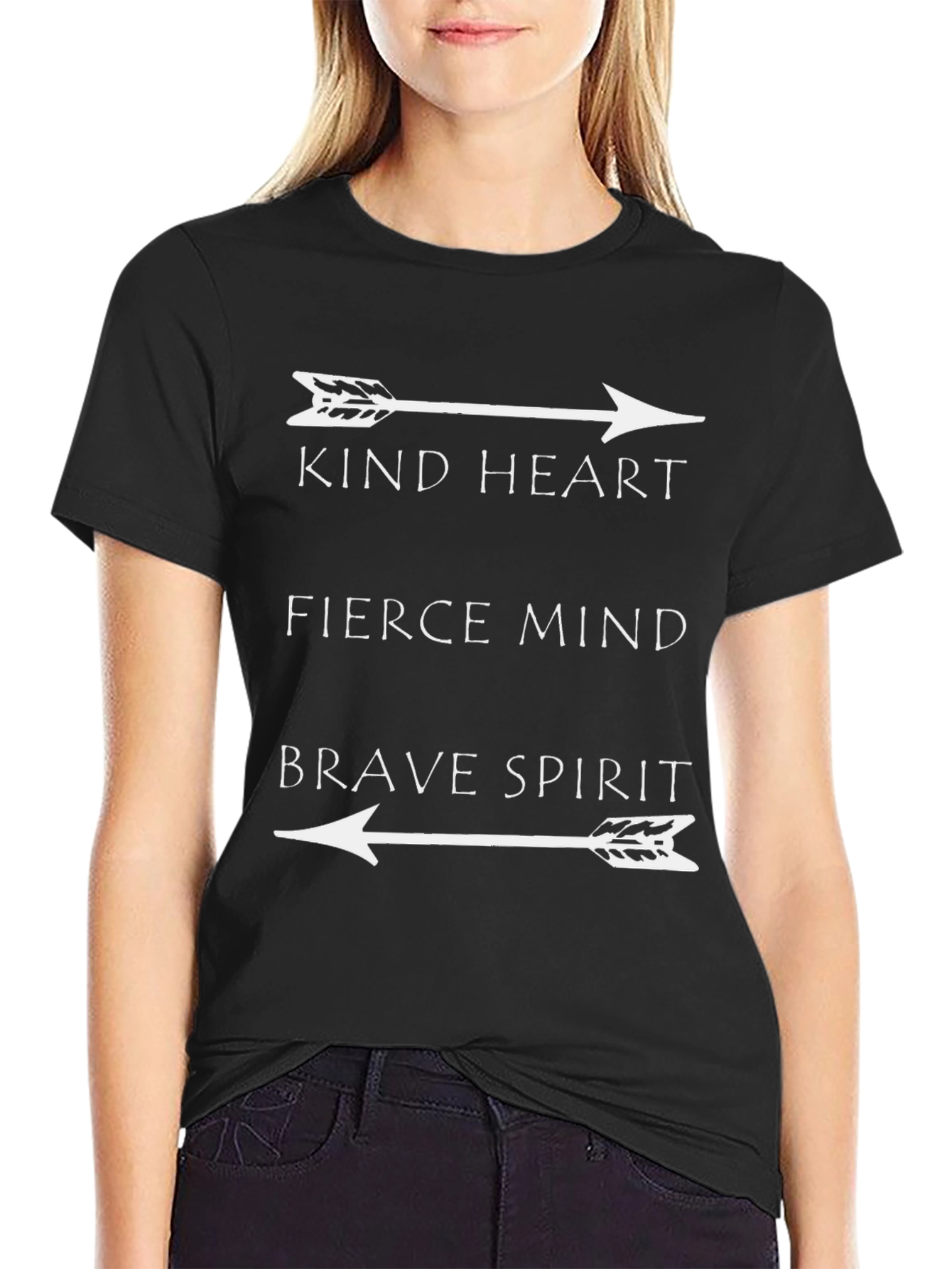 Kind Heart Fierce Mind Brave Spirit Arrow T-Shirt