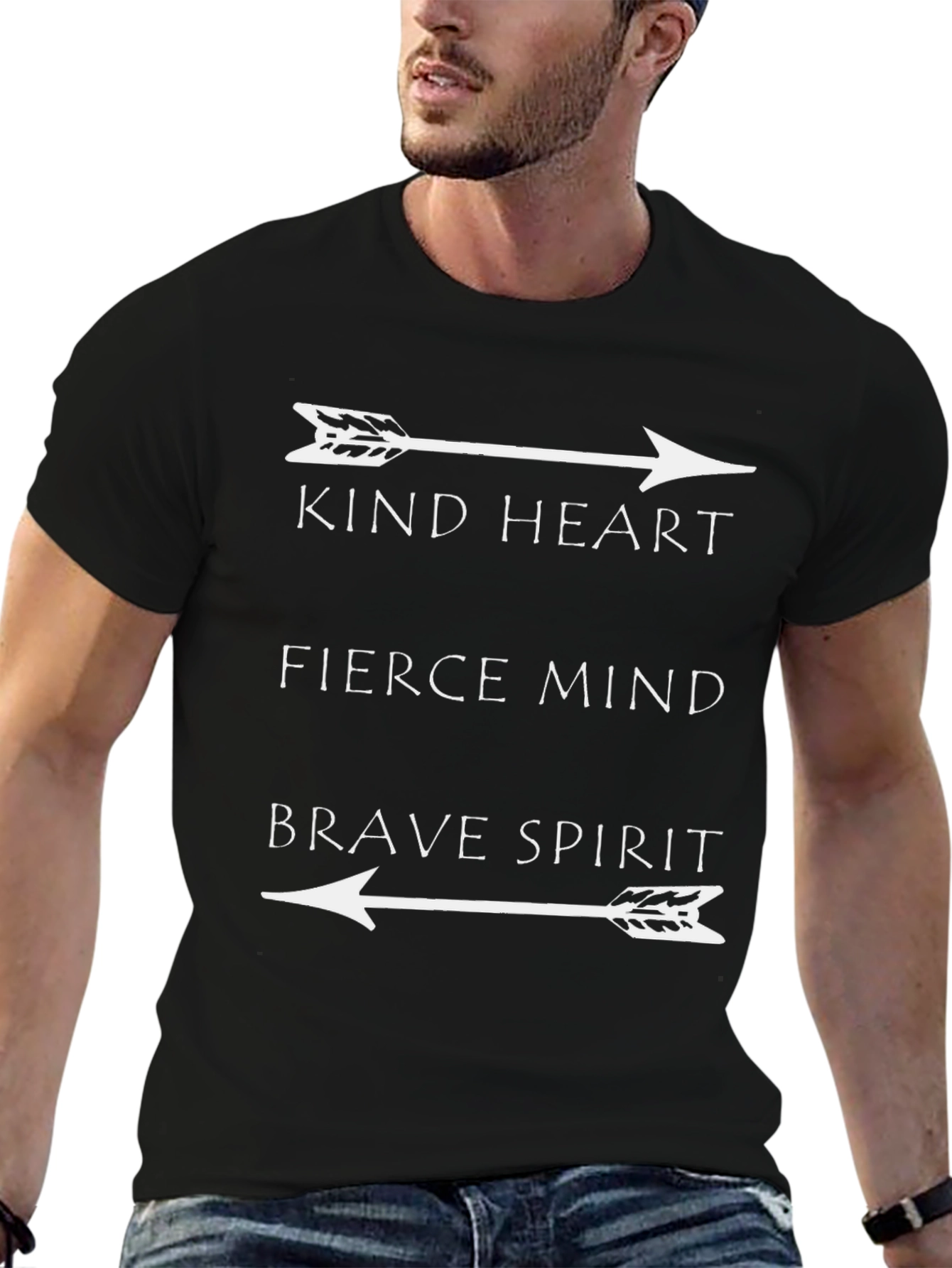 Kind Heart Fierce Mind Brave Spirit Arrow T-Shirt