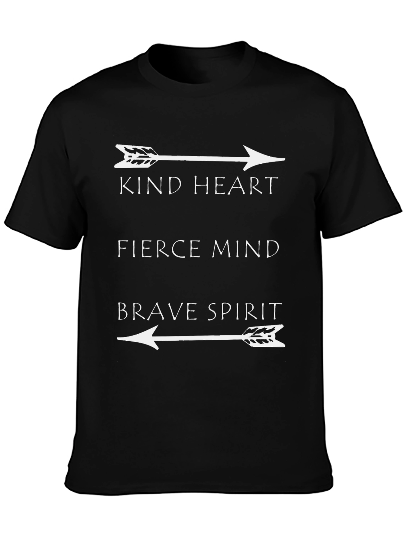 Kind Heart Fierce Mind Brave Spirit Arrow T-Shirt
