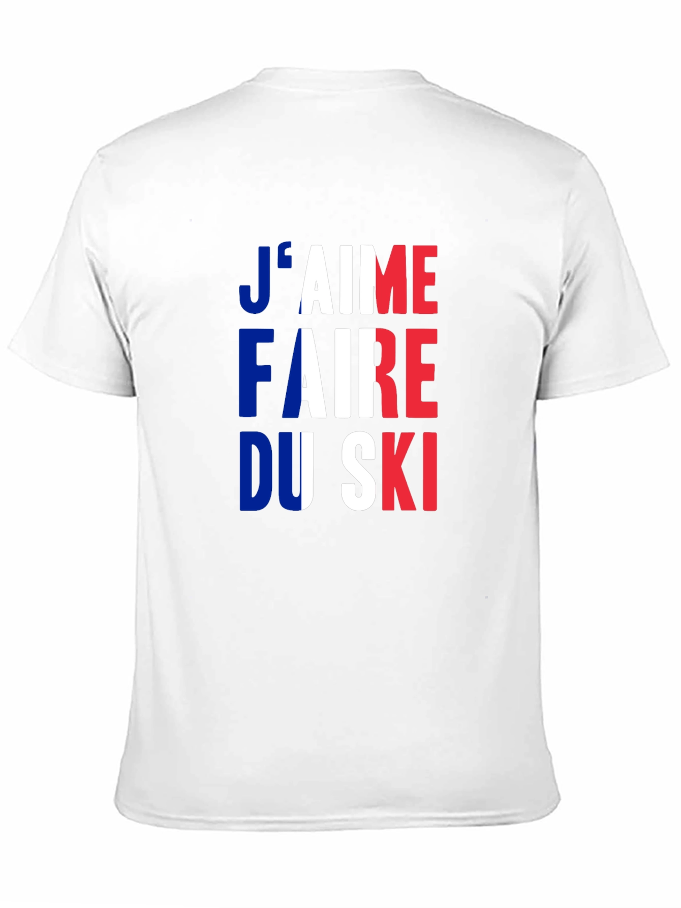 French Skiing Fan T-Shirt - Jaime Faire Du Ski