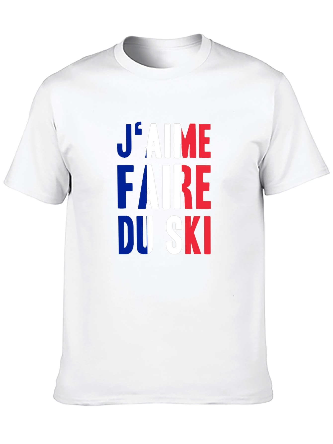 French Skiing Fan T-Shirt - Jaime Faire Du Ski