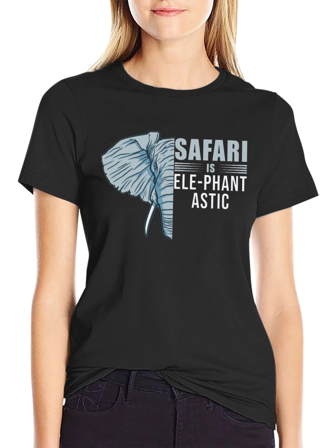 Safari is Ele-Phant-Astic Graphic T-Shirt